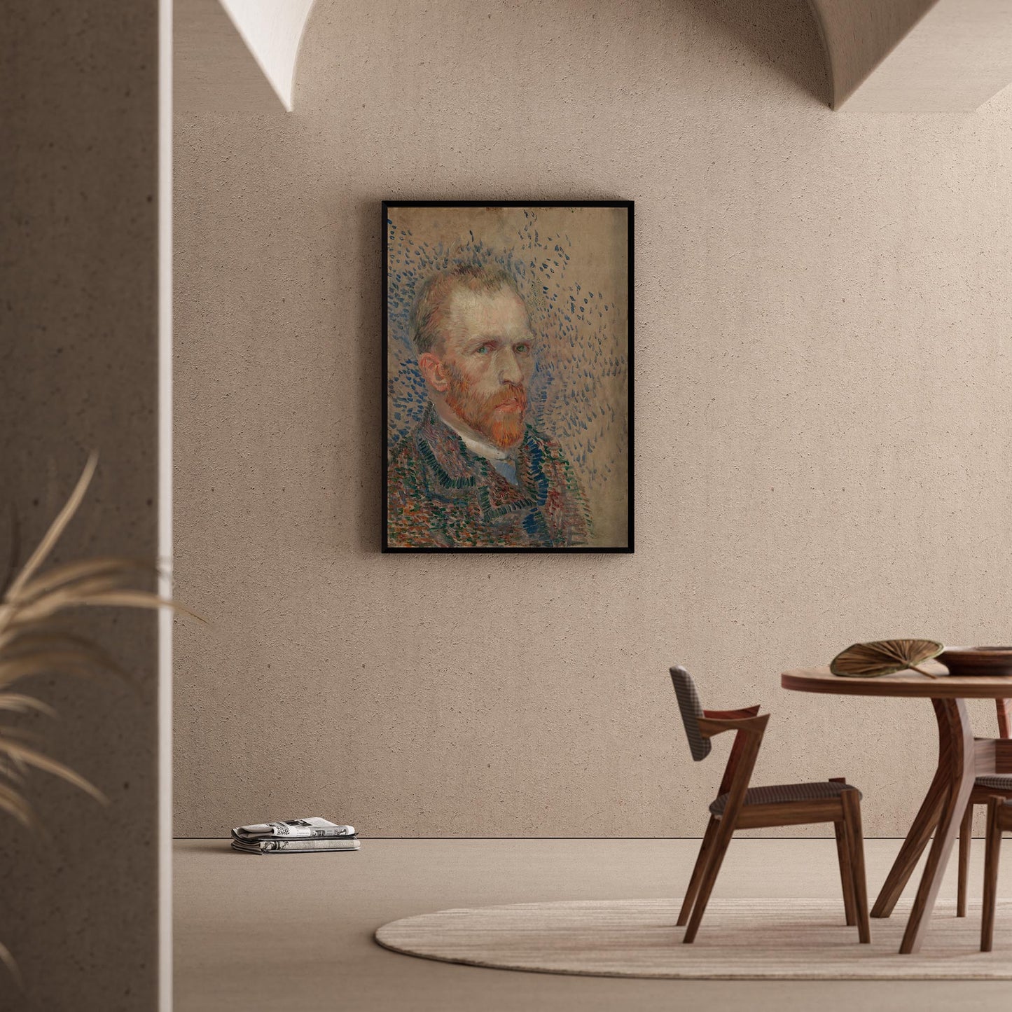 Vincent van Gogh Portresi - Vincent Van Gogh Ahşap Duvar Tablosu