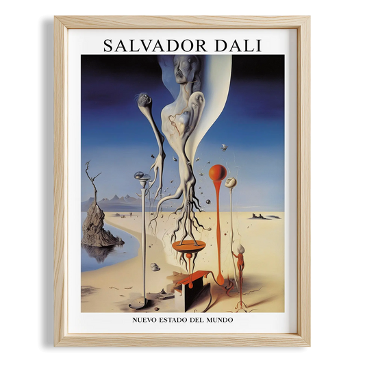 Uzayan Beden - Salvador Dali Ahşap Duvar Tablosu