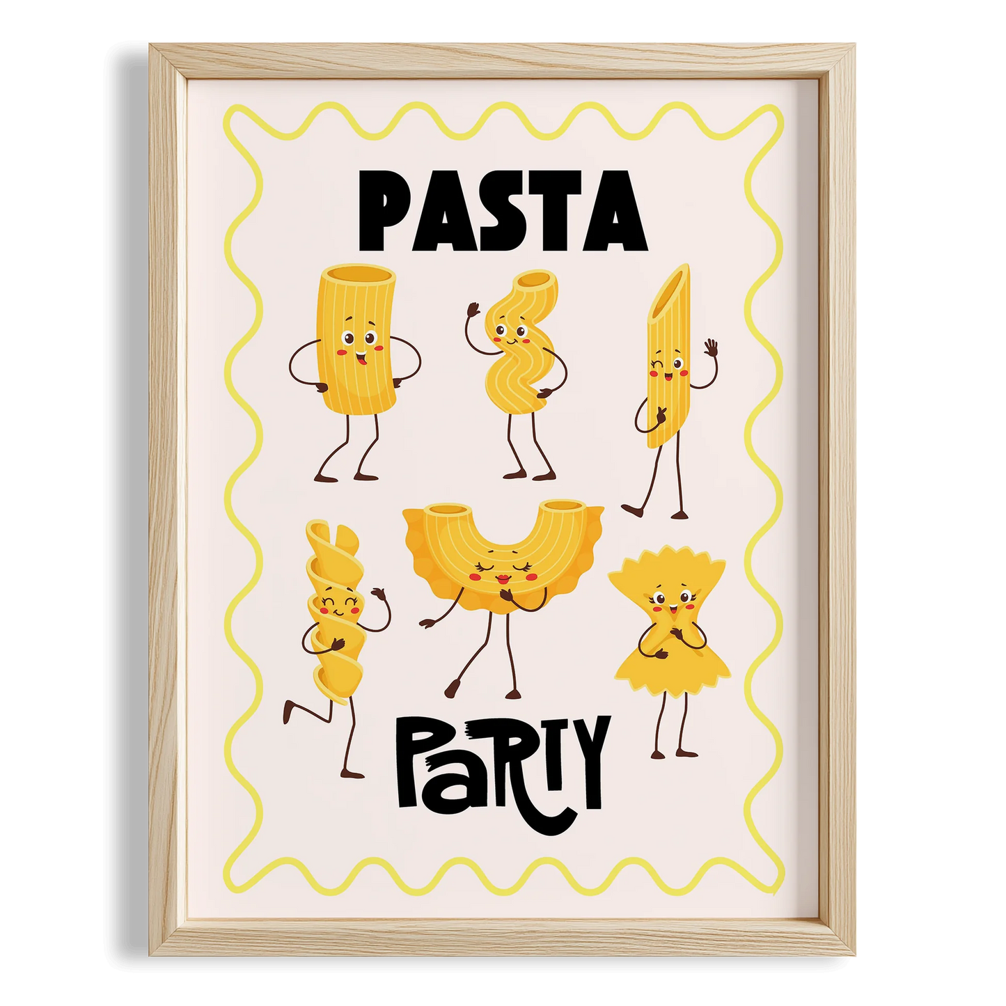 Pasta Party Akdeniz İtalya Koleksiyonu Mutfak Duvar Tablosu