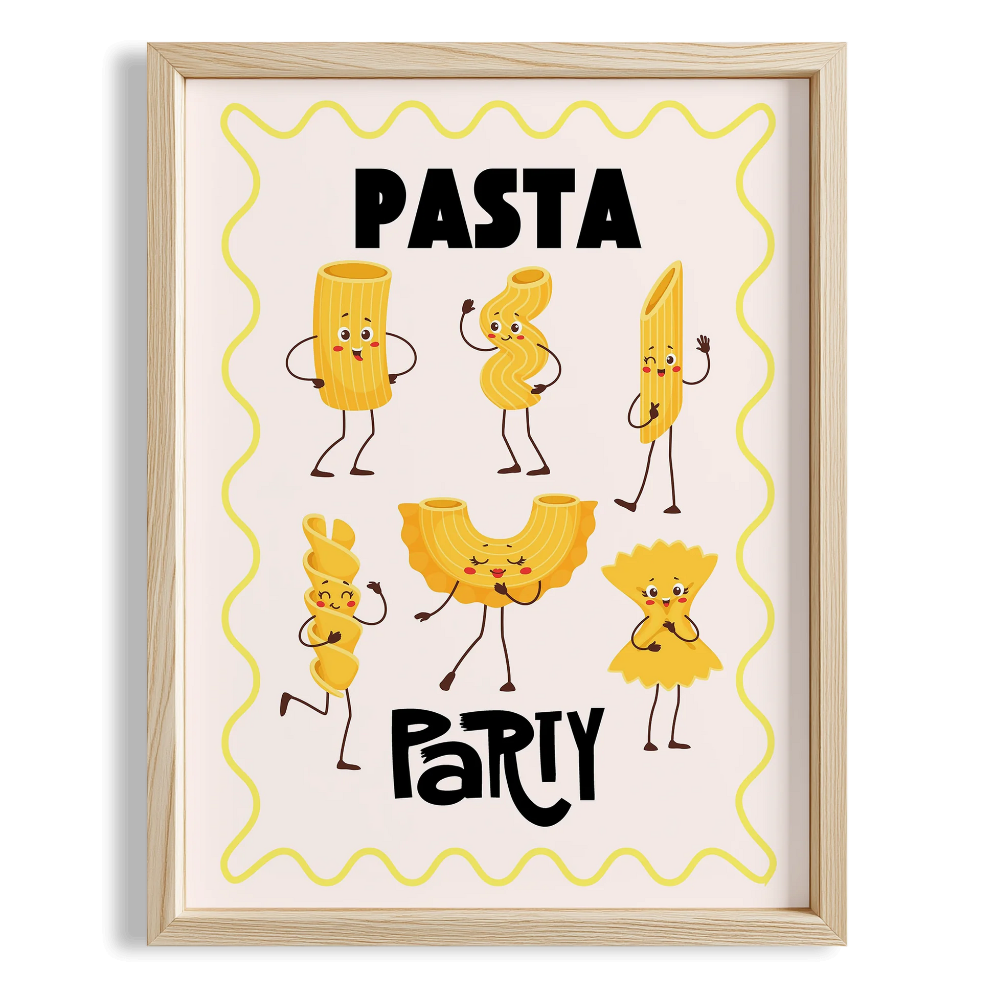 Pasta Party Akdeniz İtalya Koleksiyonu Mutfak Duvar Tablosu