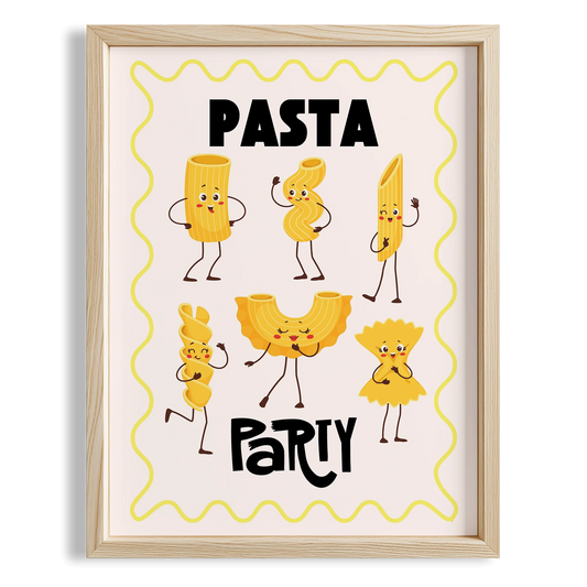 Pasta Party Akdeniz İtalya Koleksiyonu Mutfak Duvar Tablosu