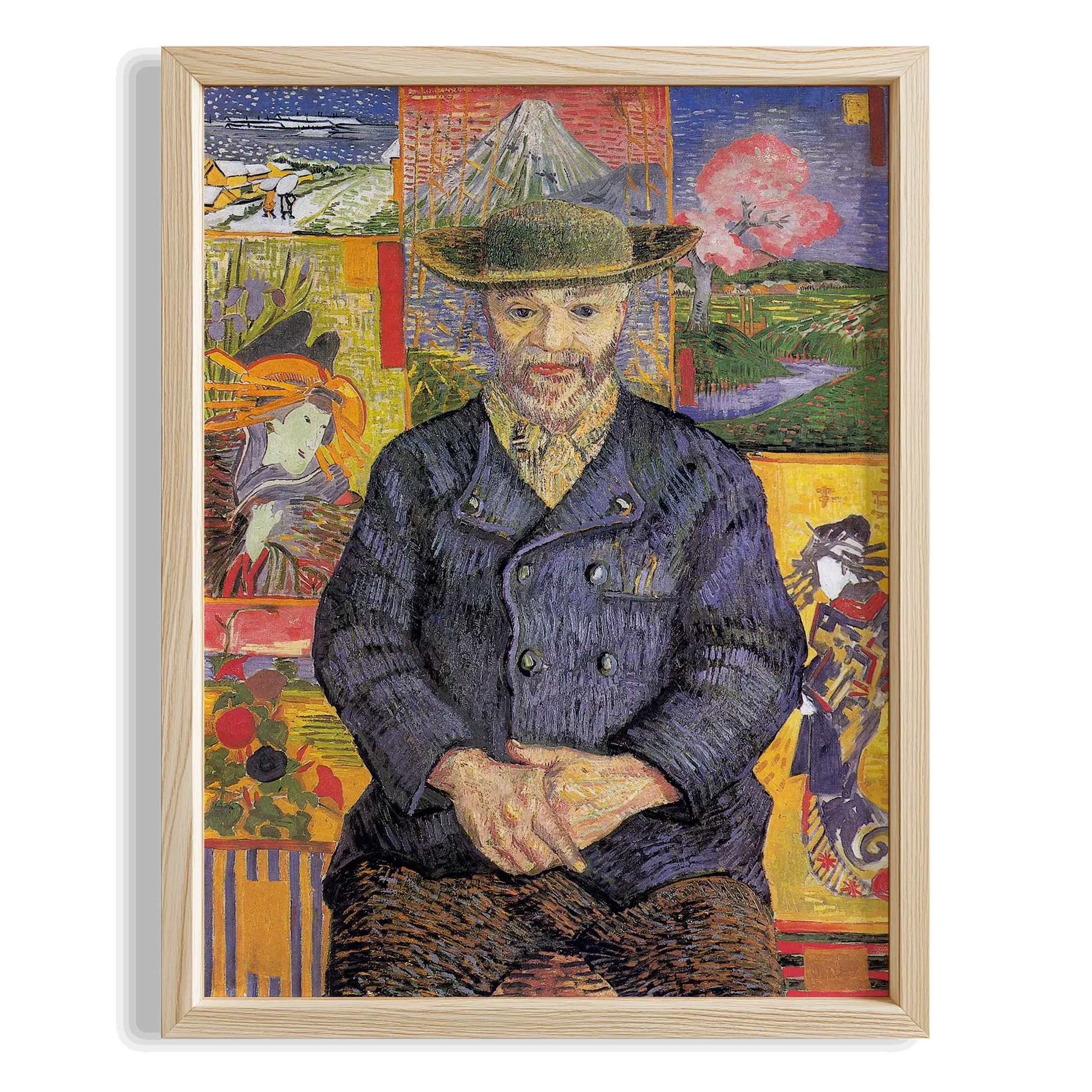 Yaşlı Adam - Vincent Van Gogh Ahşap Duvar Tablosu