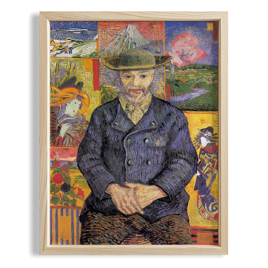 Yaşlı Adam - Vincent Van Gogh Ahşap Duvar Tablosu