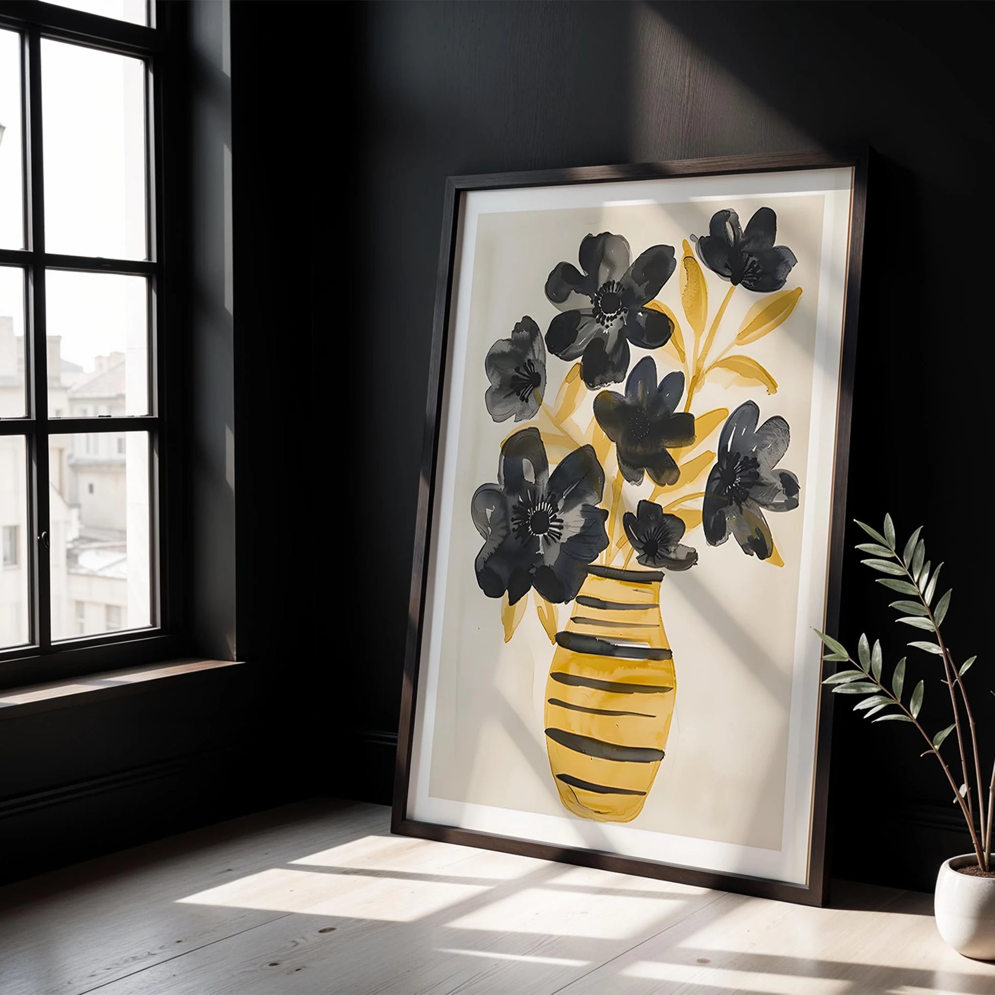 Çiçek Vazosu III - Koyu Zümrüt