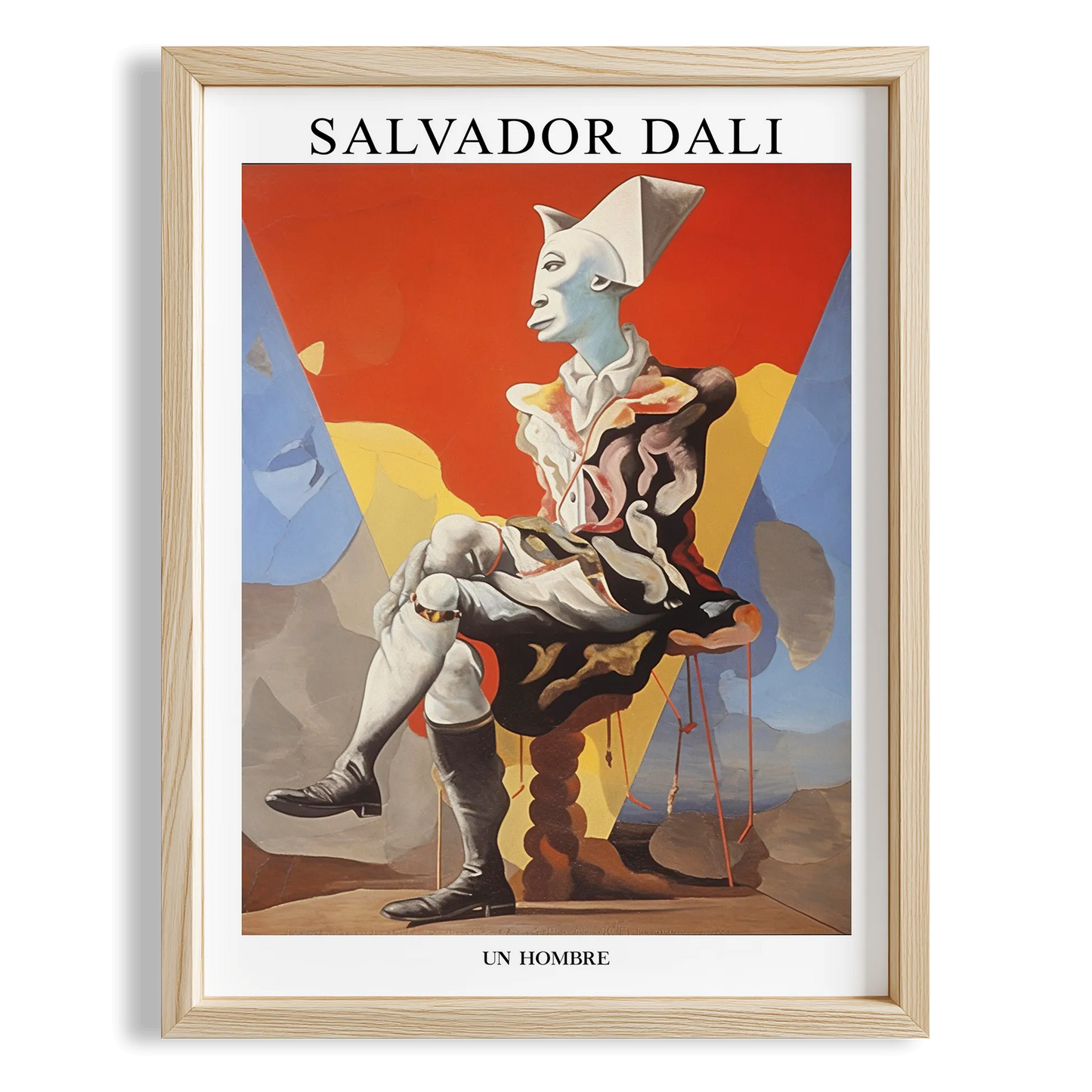 Narkissos'un Metamorfozu - Salvador Dali Ahşap Duvar Tablosu