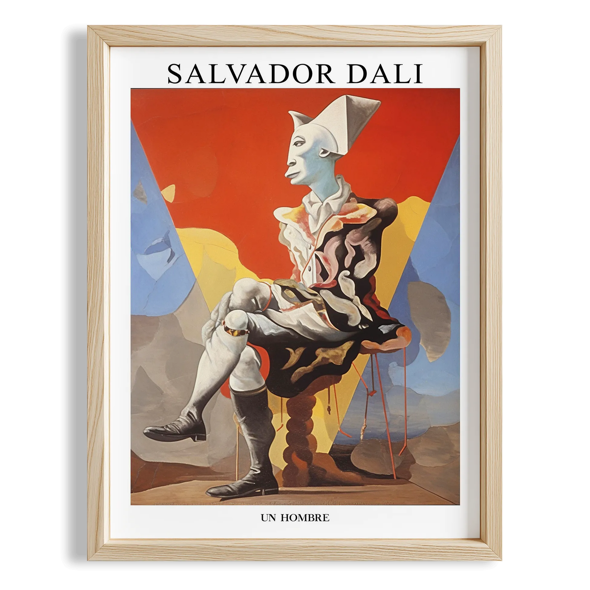 Narkissos'un Metamorfozu - Salvador Dali Ahşap Duvar Tablosu