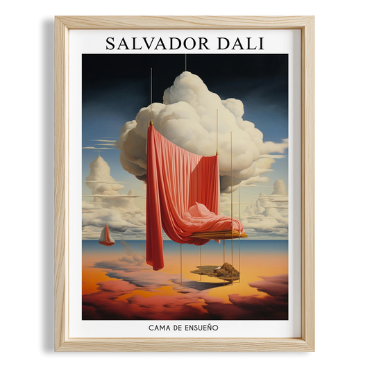Eriyen Bulut - Salvador Dali Ahşap Duvar Tablosu