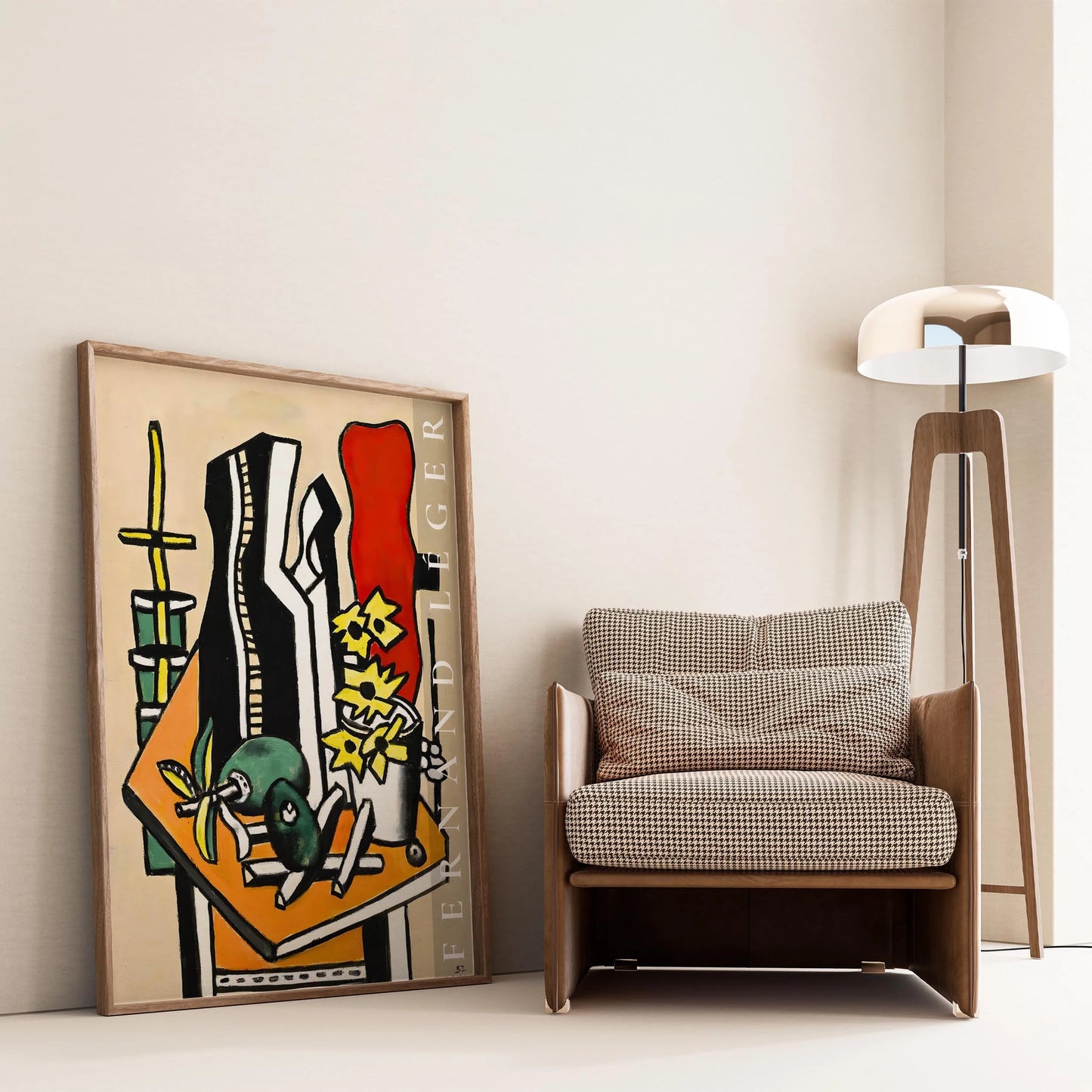 Fernand Leger 37 Duvar Tablosu