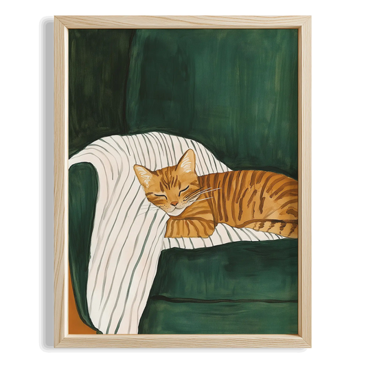 Kedi Portre VII - Sarman Çizgili