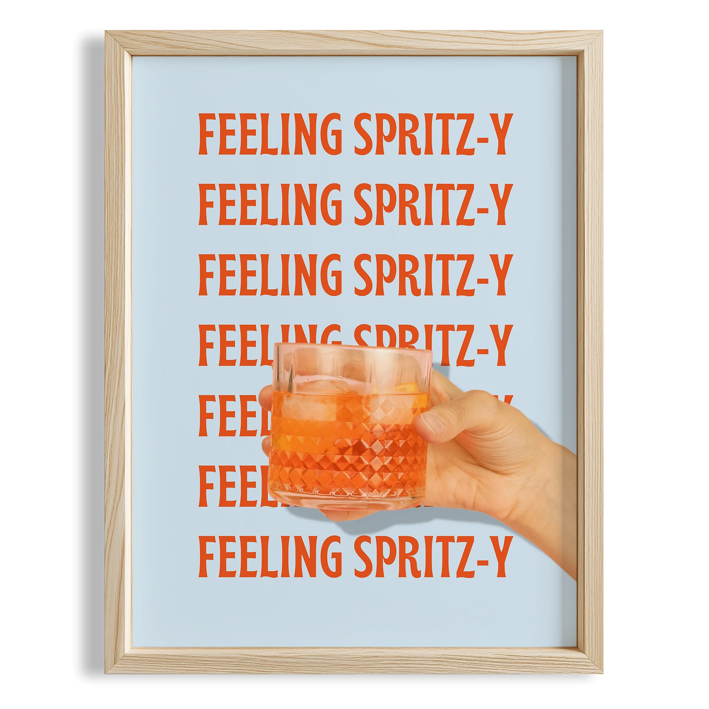 Feeling Spritz-y Tipografi Mutfak Duvar Tablosu