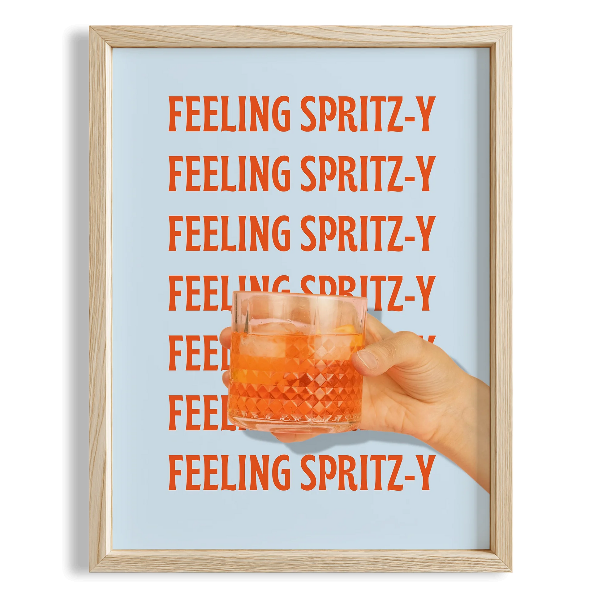Feeling Spritz-y Tipografi Mutfak Duvar Tablosu