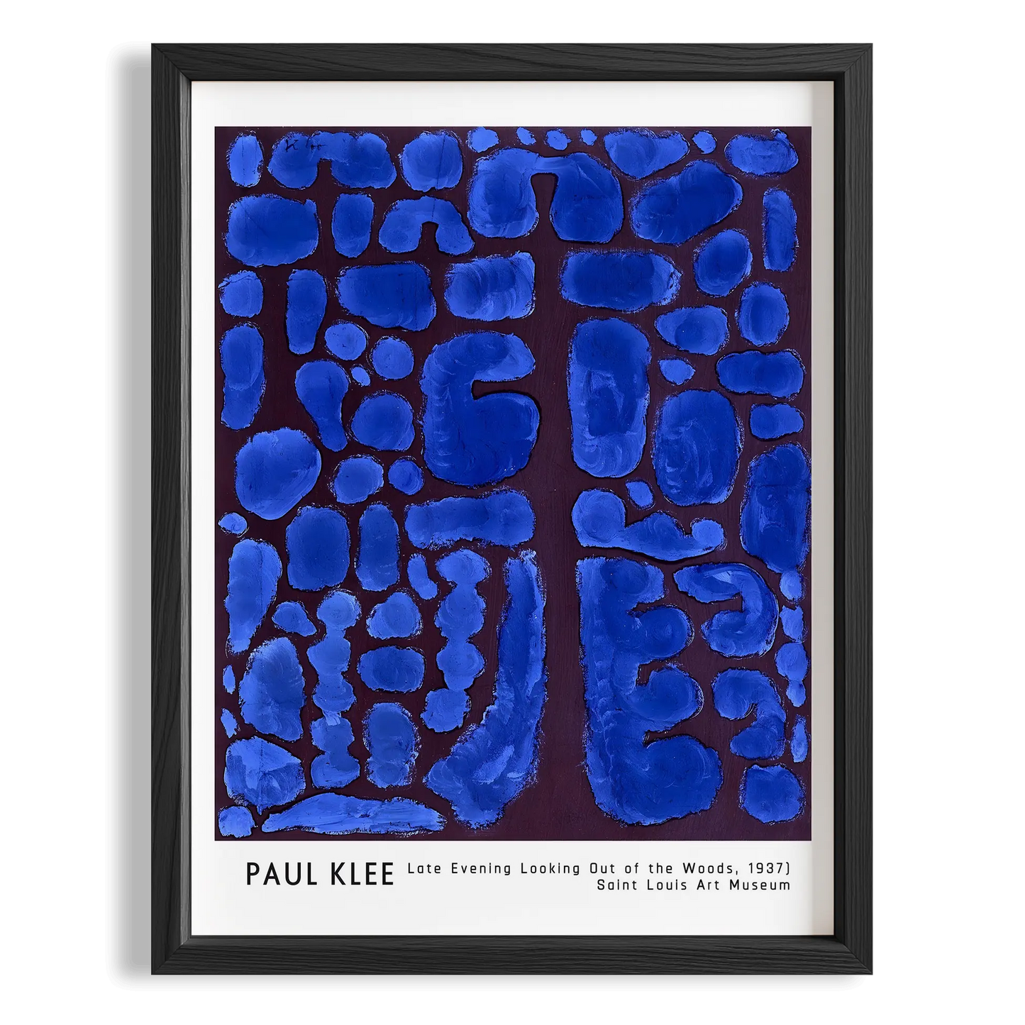 Paul Klee Ormandan Geç Akşam Bakışı 1937 Suluboya I Duvar Tablosu