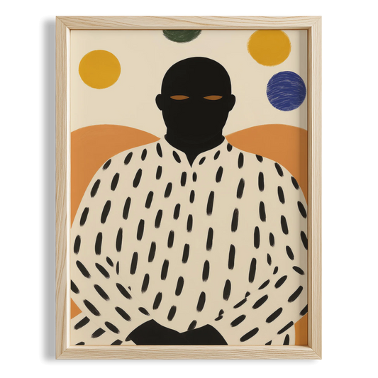 Erkek Portre III - Afro Bohem