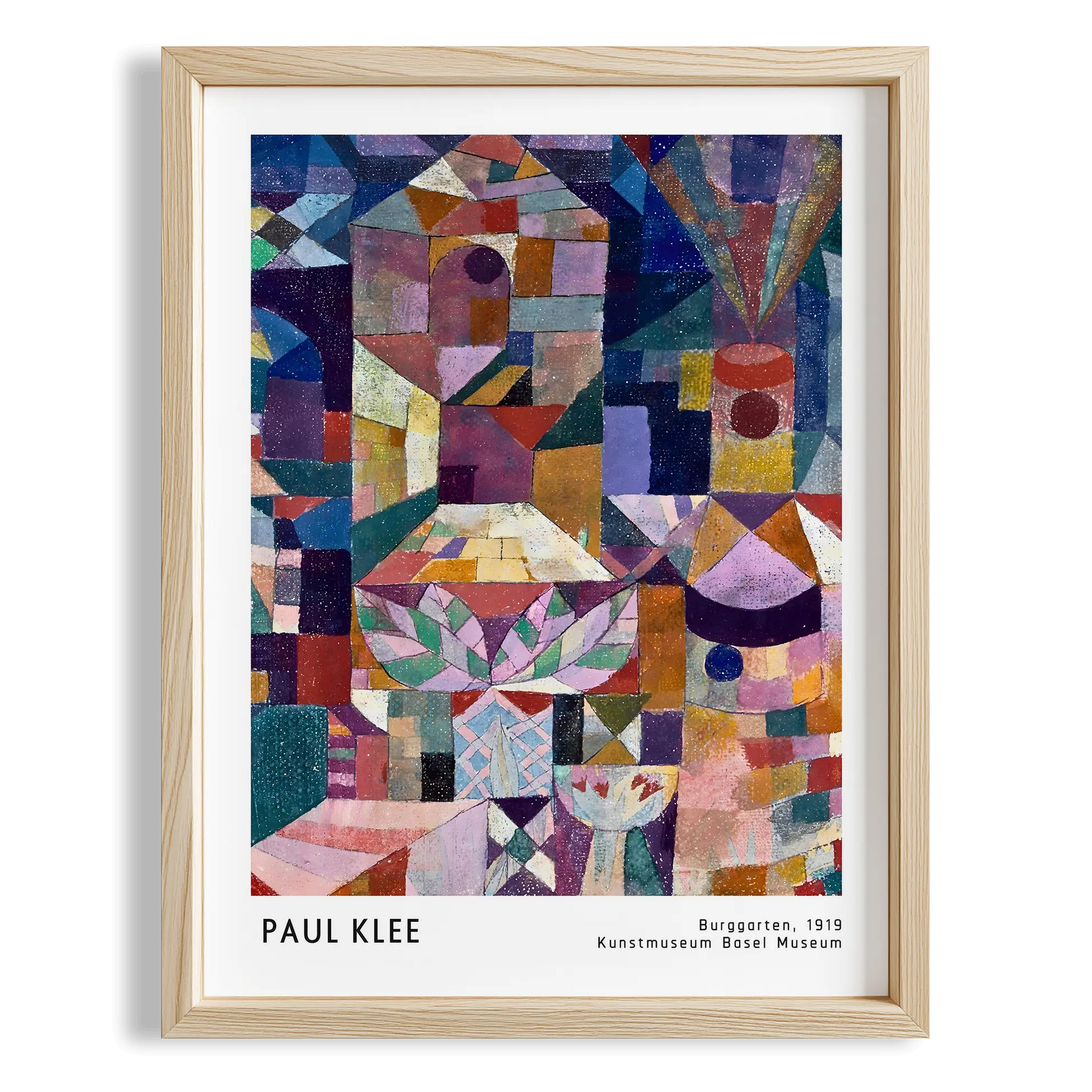Paul Klee Kale Bahçesi 1919 Suluboya I Duvar Tablosu