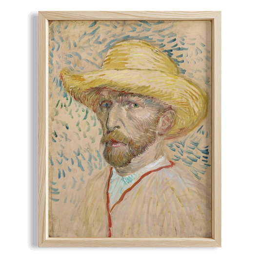 Açık Renkli Otoportre - Vincent Van Gogh Ahşap Duvar Tablosu