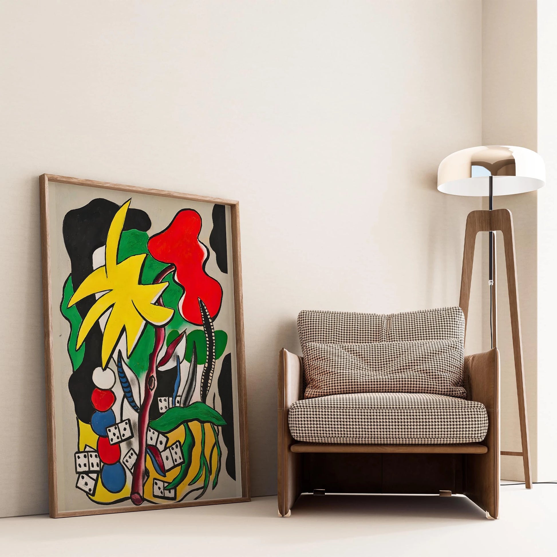 Fernand Leger 39 Duvar Tablosu