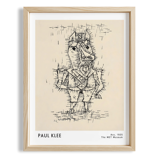 Paul Klee Eşek 1925 Suluboya I Duvar Tablosu