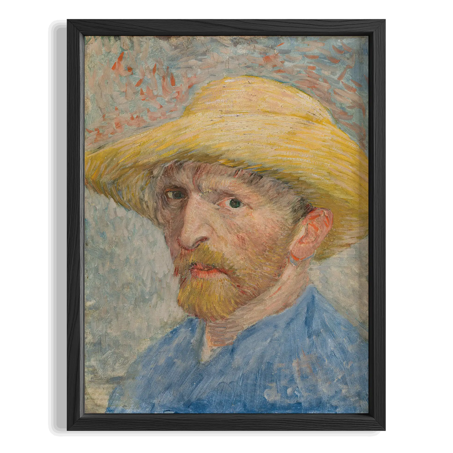 Şapkalı Adam - Vincent Van Gogh Ahşap Duvar Tablosu