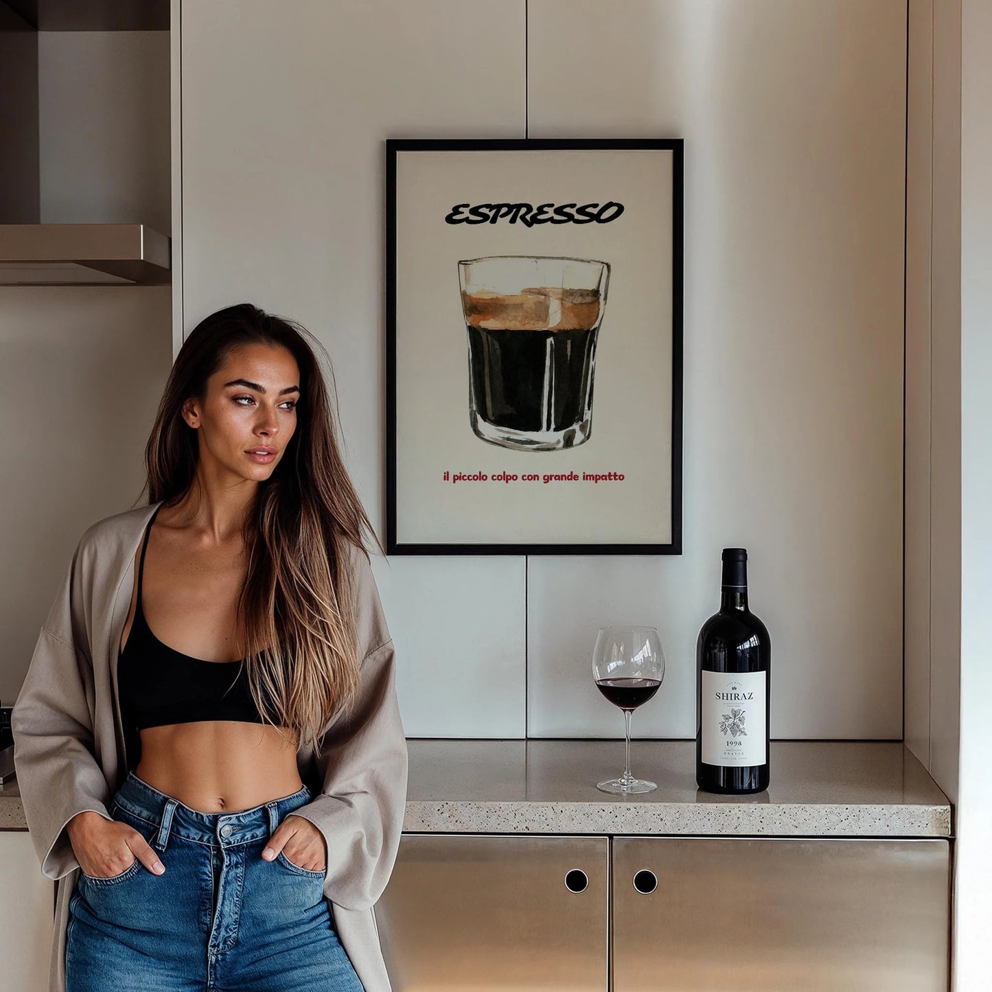 Espresso Akdeniz İtalya Koleksiyonu Mutfak Duvar Tablosu