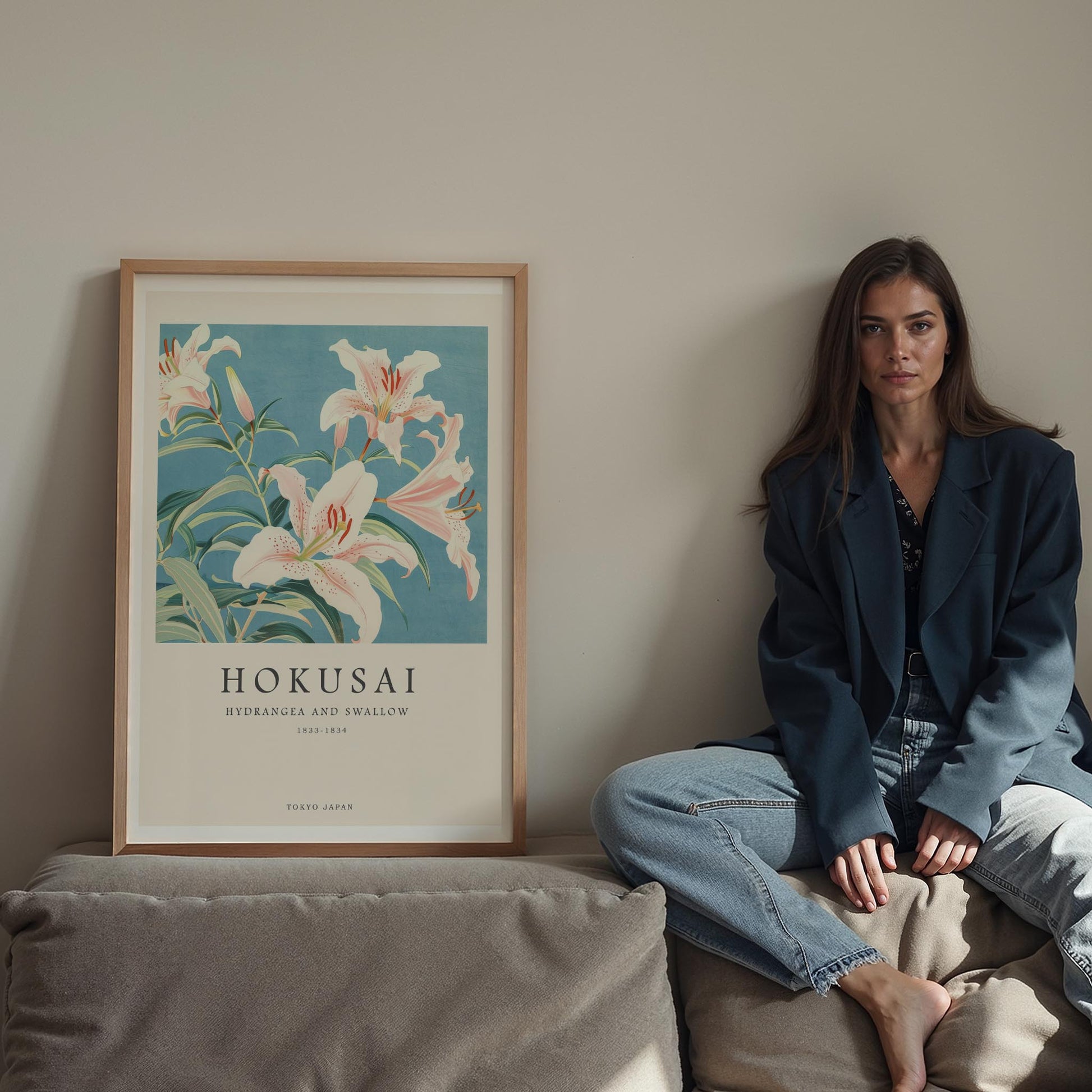 Hokusai Ortanca ve Kırlangıç
