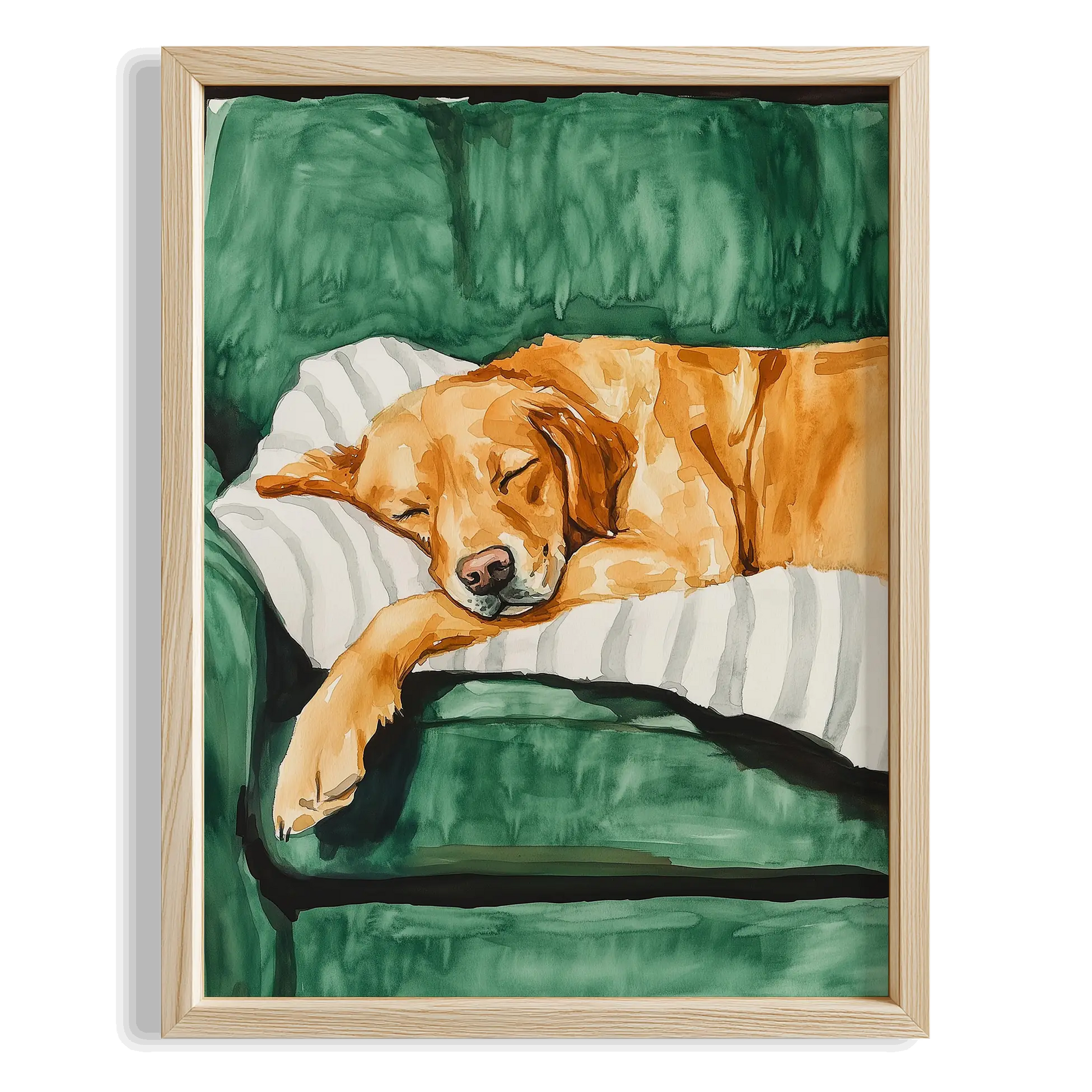 Köpek Portre XIII - Golden Retriever Zümrüt