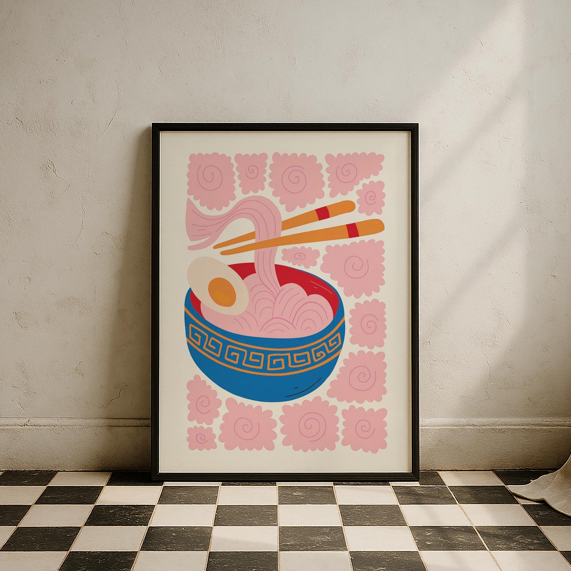 Ramen Modern Food Asya Koleksiyonu Mutfak Duvar Tablosu