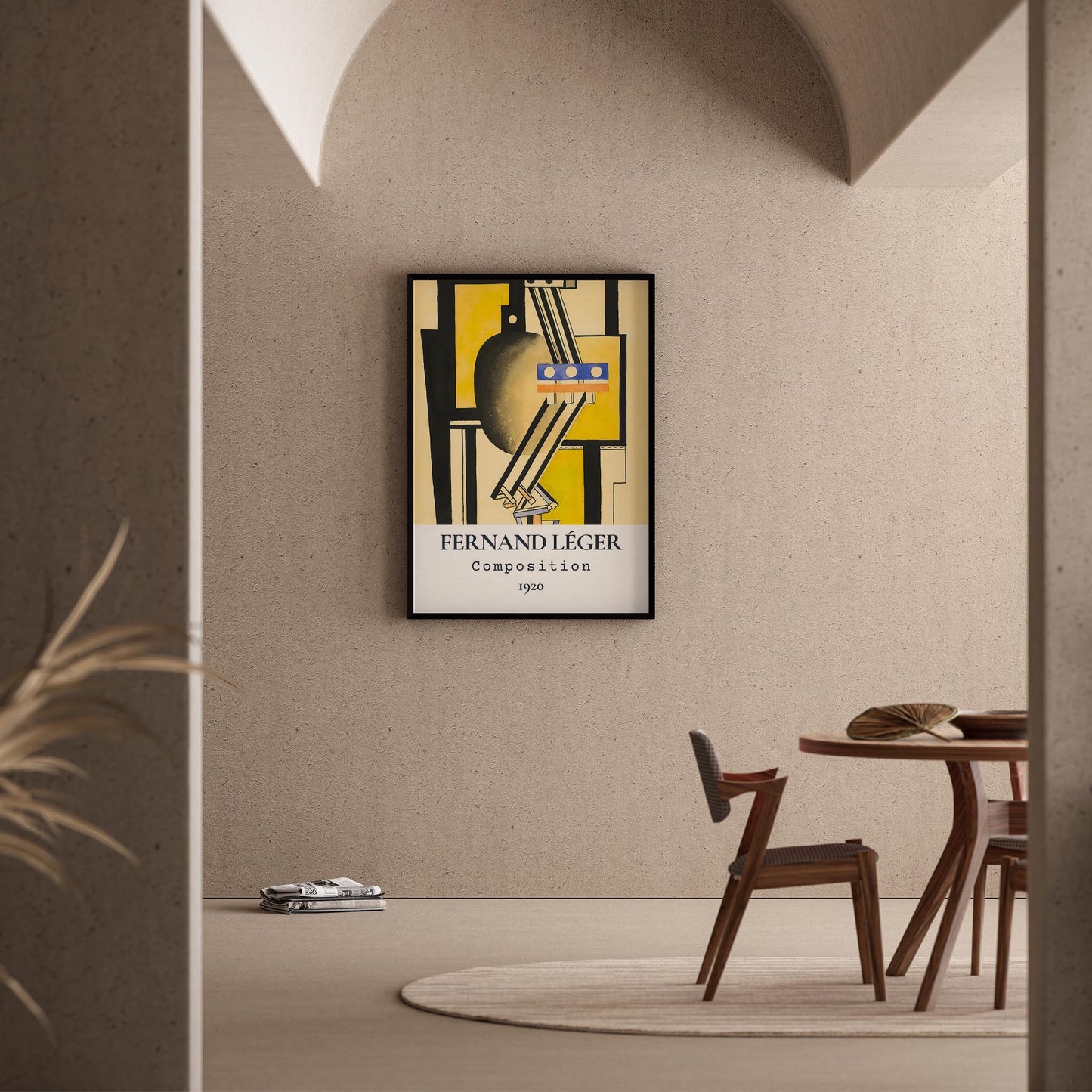 Fernand Leger XVII Duvar Tablosu
