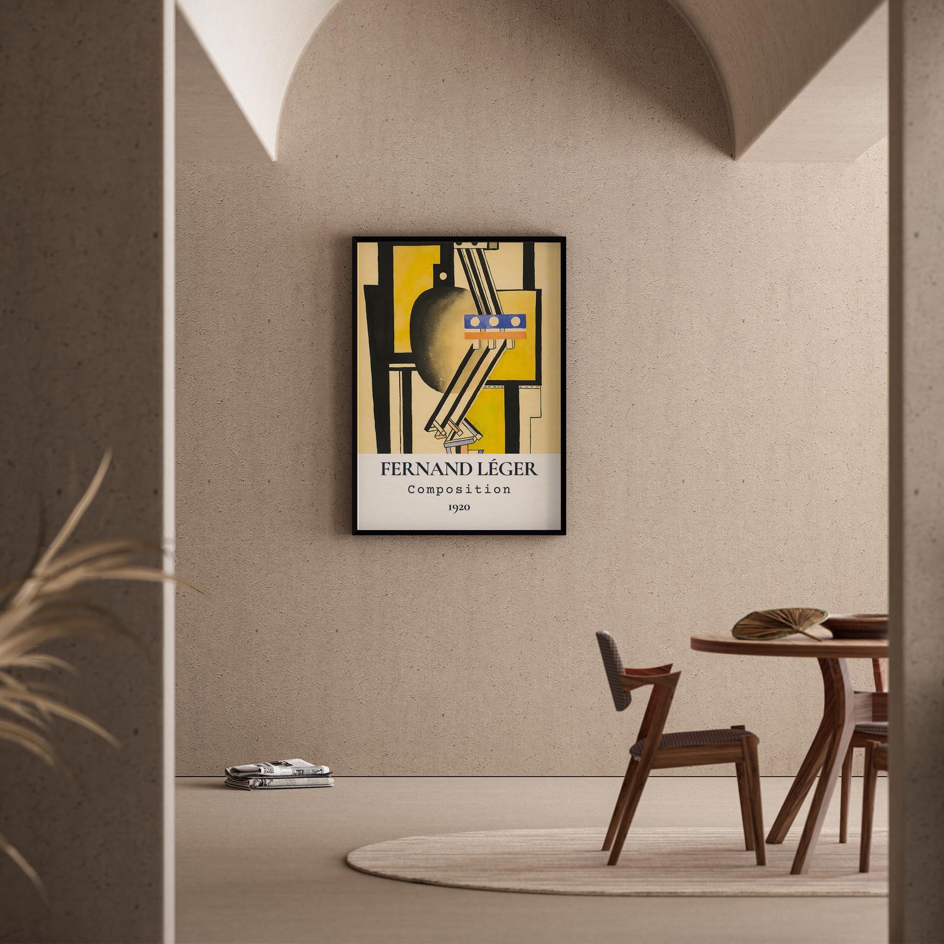 Fernand Leger XVII Duvar Tablosu