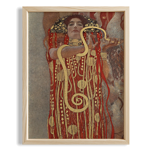 Tıp - Gustav Klimt Ahşap Duvar Tablosu