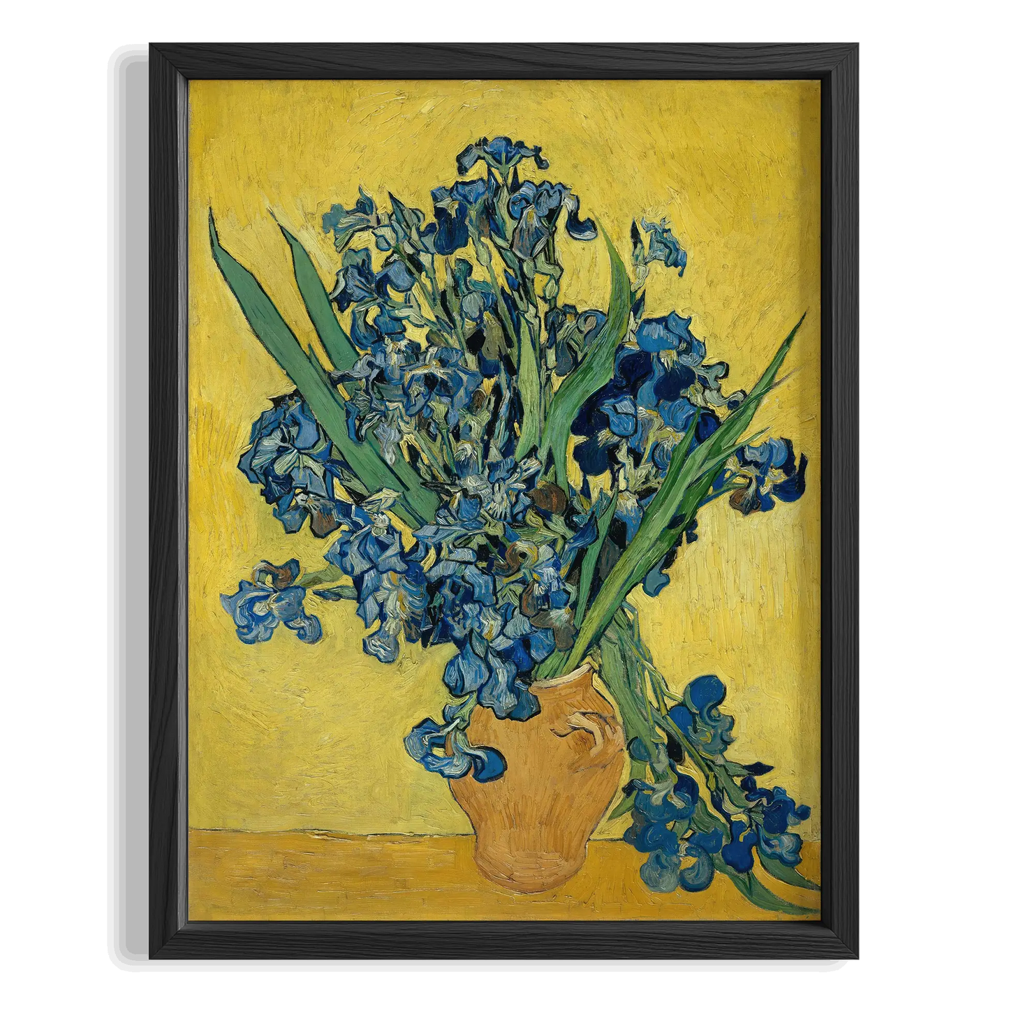 Mavi Süsenler - Vincent Van Gogh Ahşap Duvar Tablosu