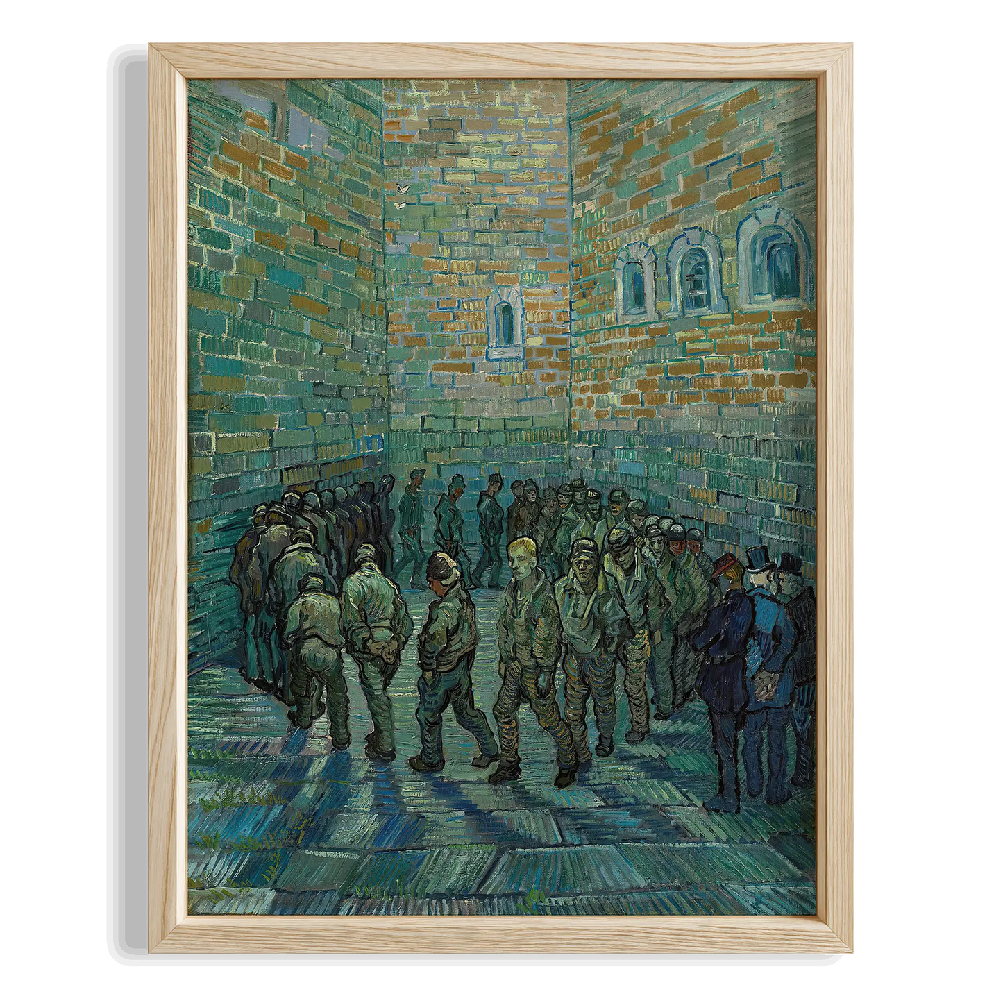Askerler - Vincent Van Gogh Ahşap Duvar Tablosu