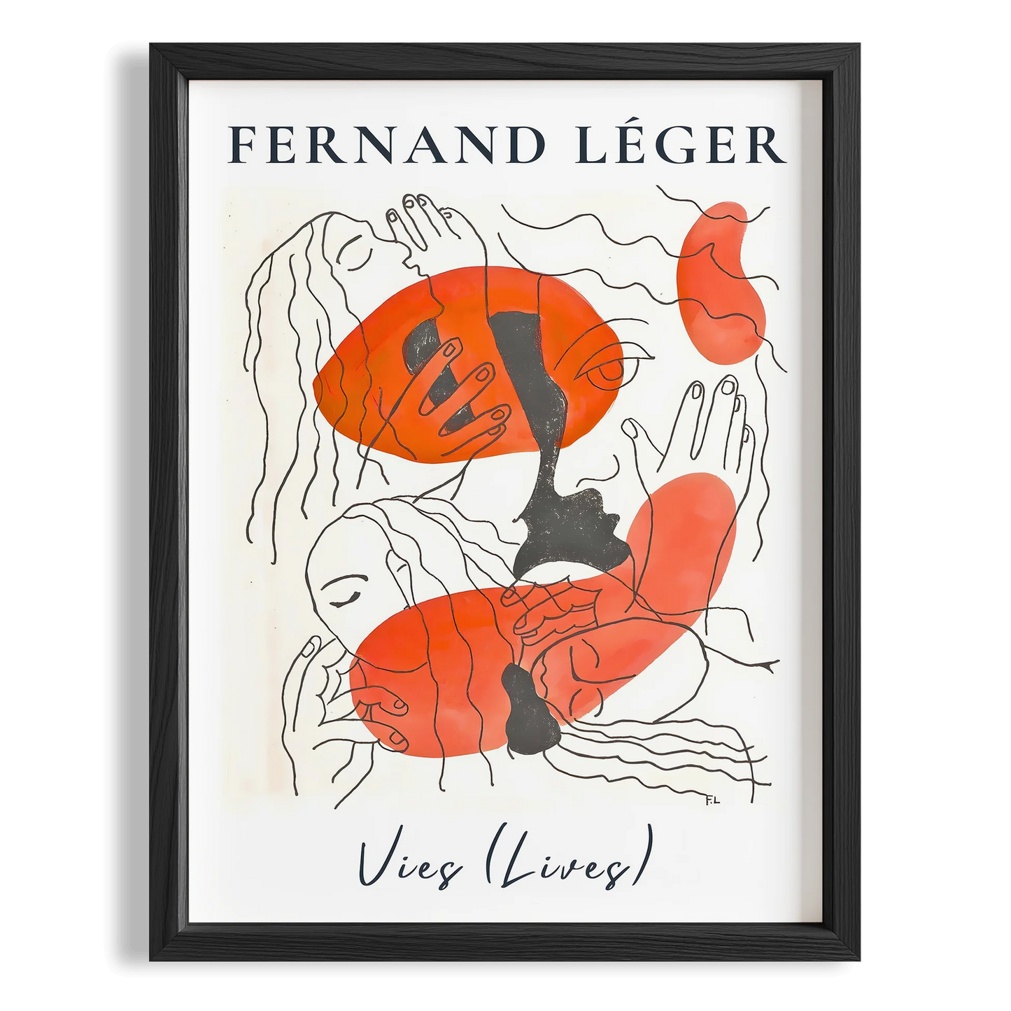 Fernand Leger XIII Duvar Tablosu