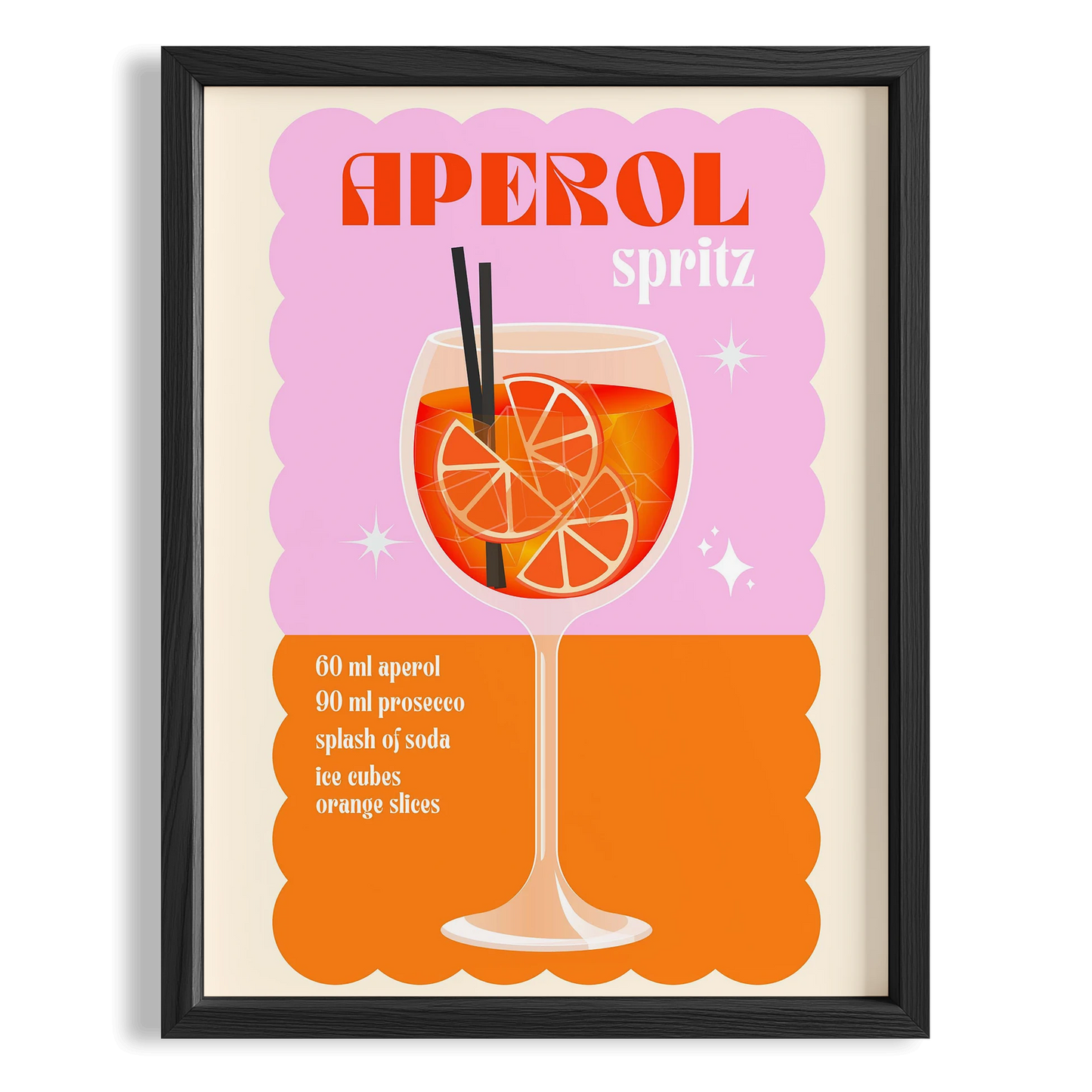 Aperol Spritz Kokteyller Mutfak Duvar Tablosu II