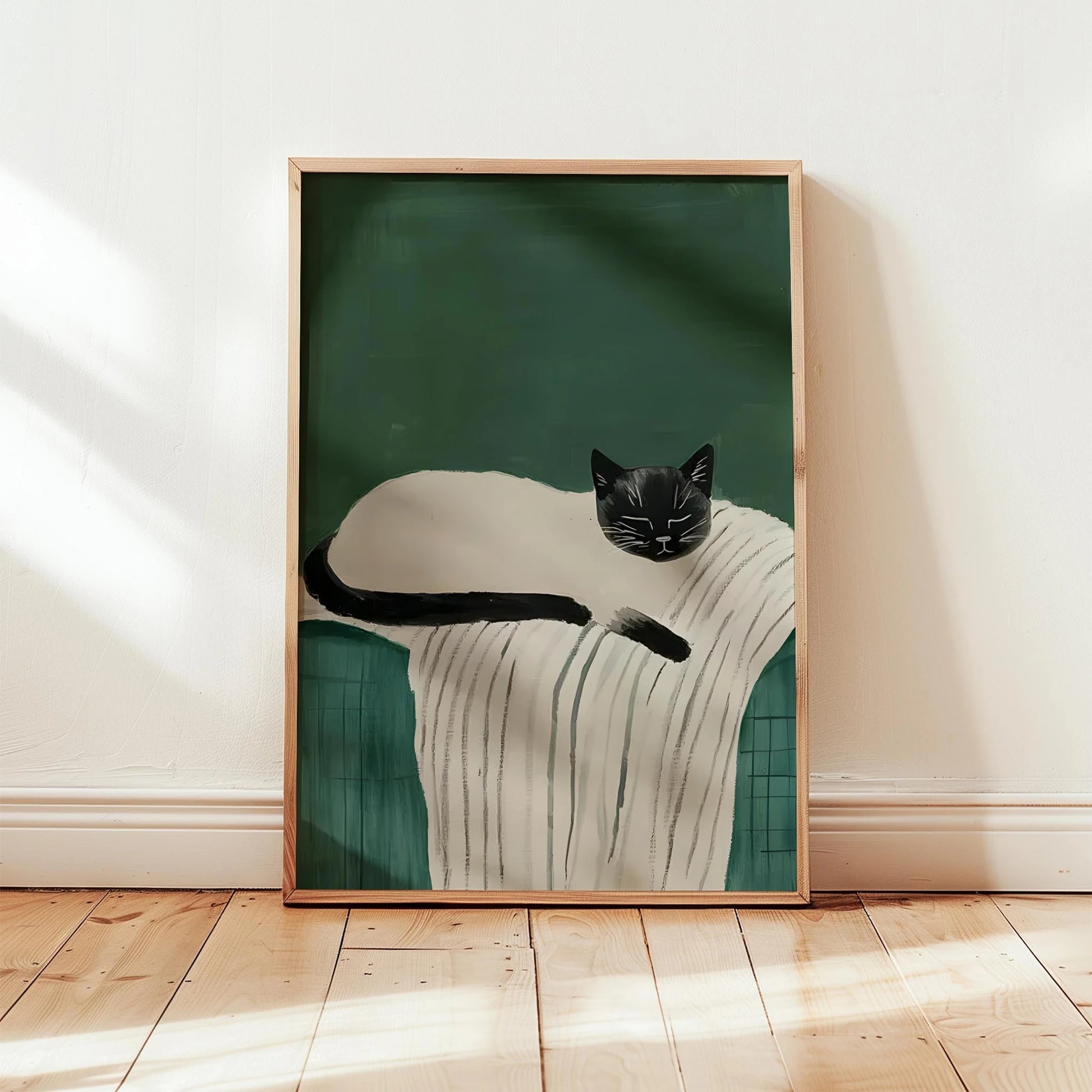 Kedi ve Vazo I - Zümrüt