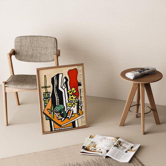 Fernand Leger 37 Duvar Tablosu