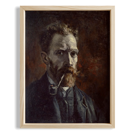 Erkek Portresi - Vincent Van Gogh Ahşap Duvar Tablosu