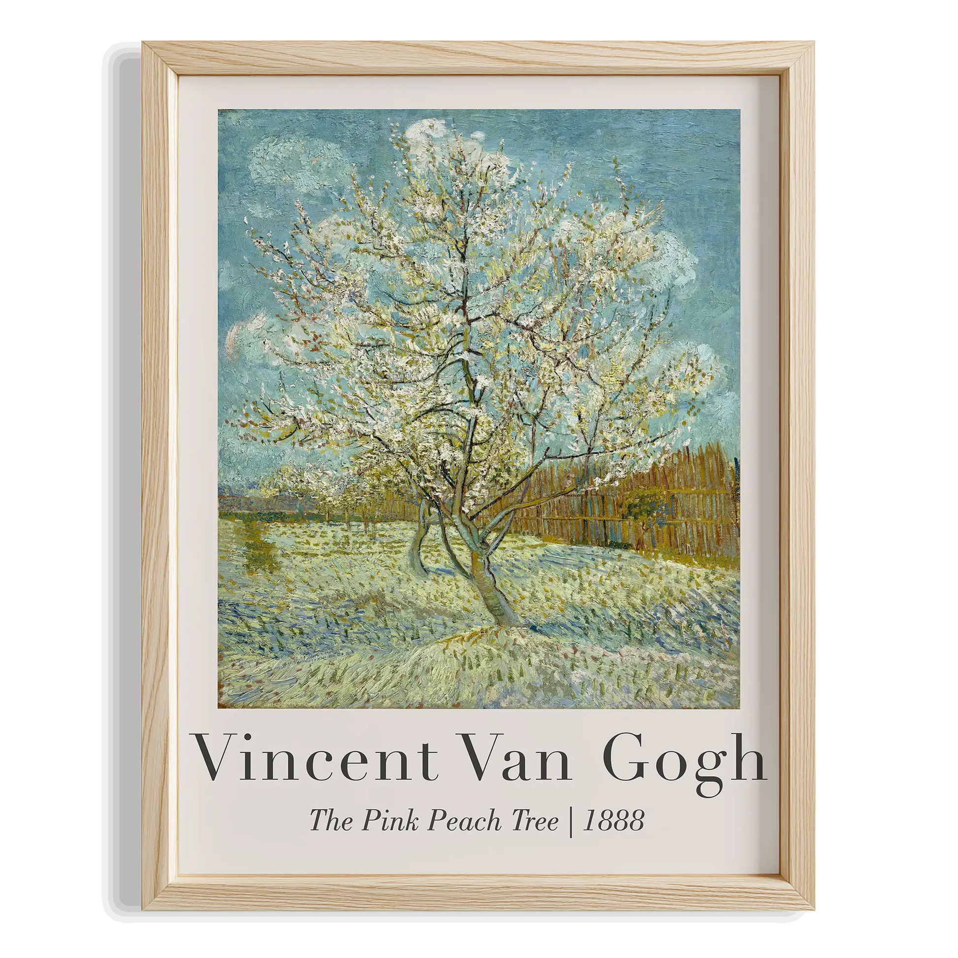 Çiçek Açan Ağaç - Vincent Van Gogh Ahşap Duvar Tablosu