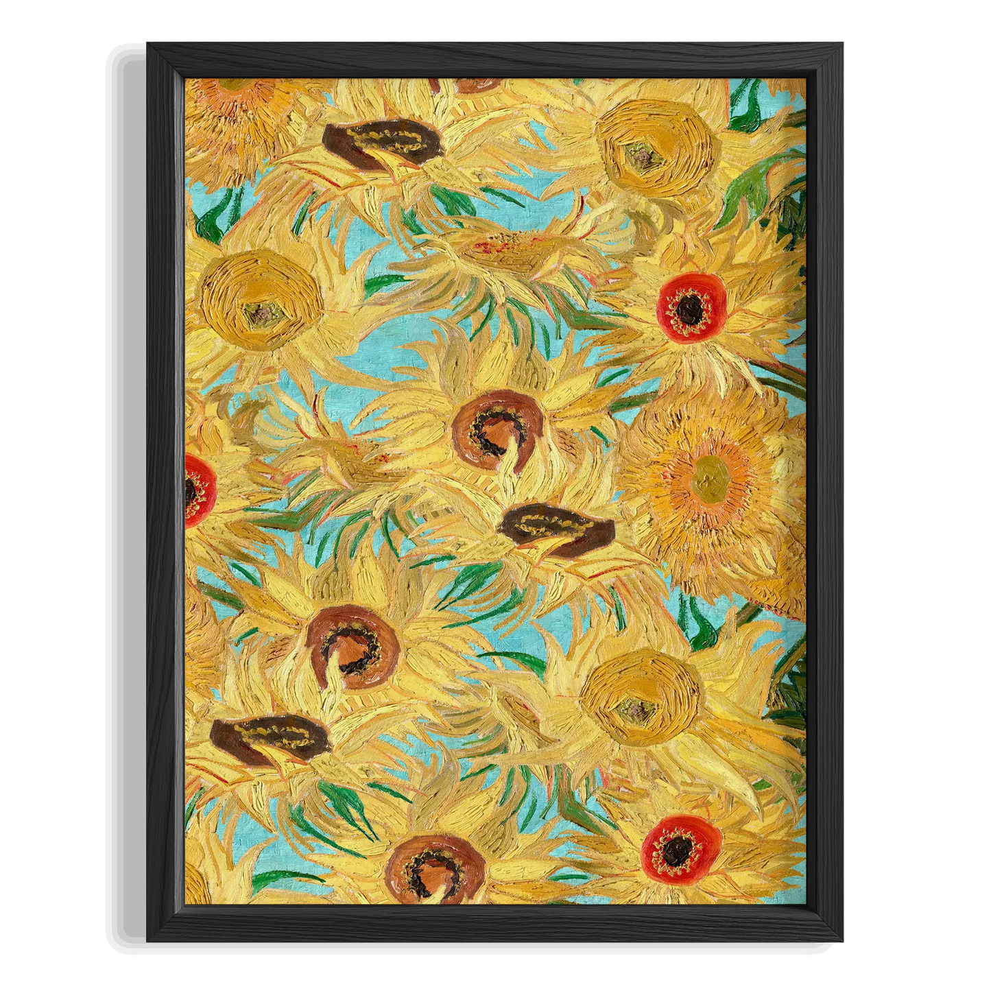 Arı ve Çiçekler - Vincent Van Gogh Ahşap Duvar Tablosu