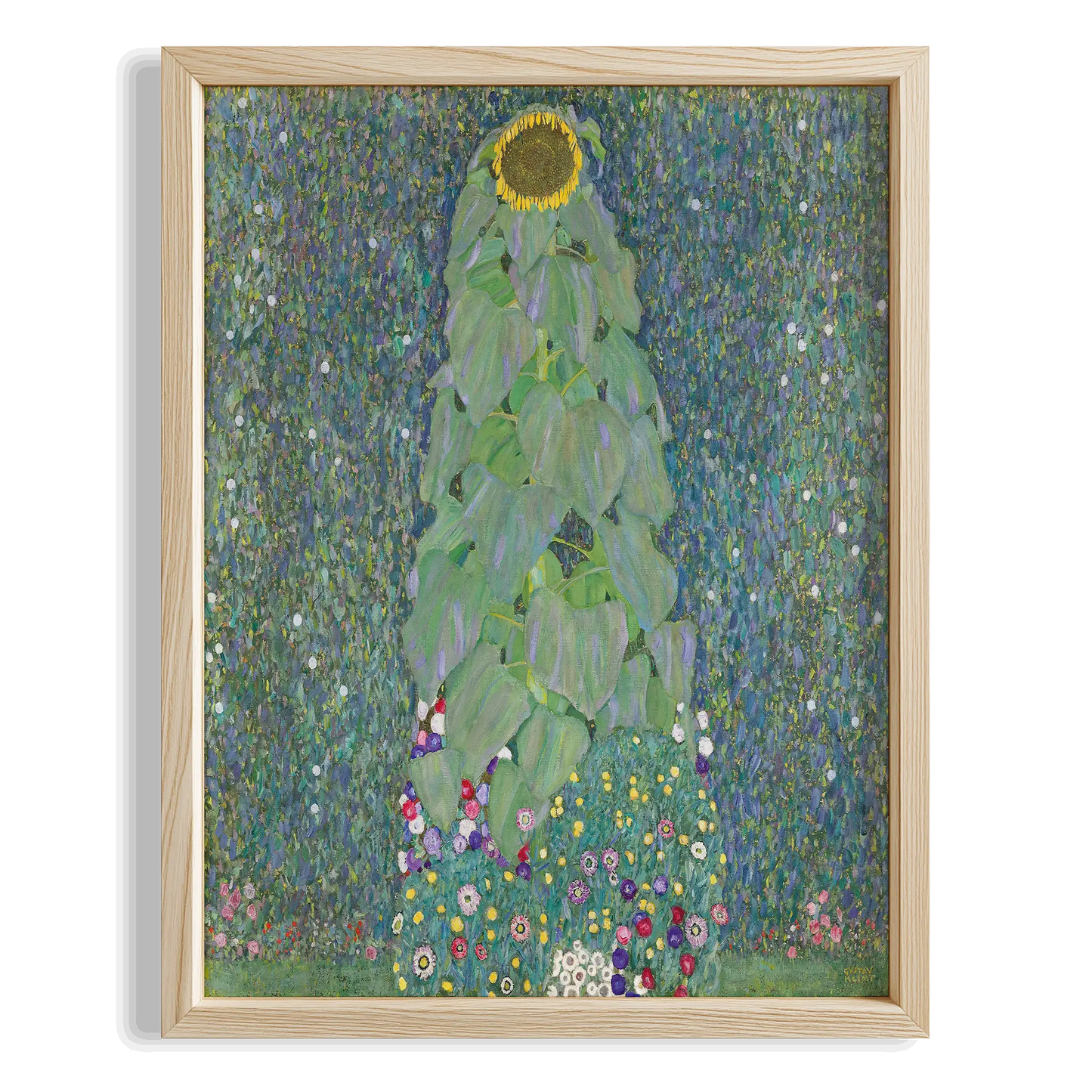 Hayat Ağacı (Yeşil) - Gustav Klimt Ahşap Duvar Tablosu