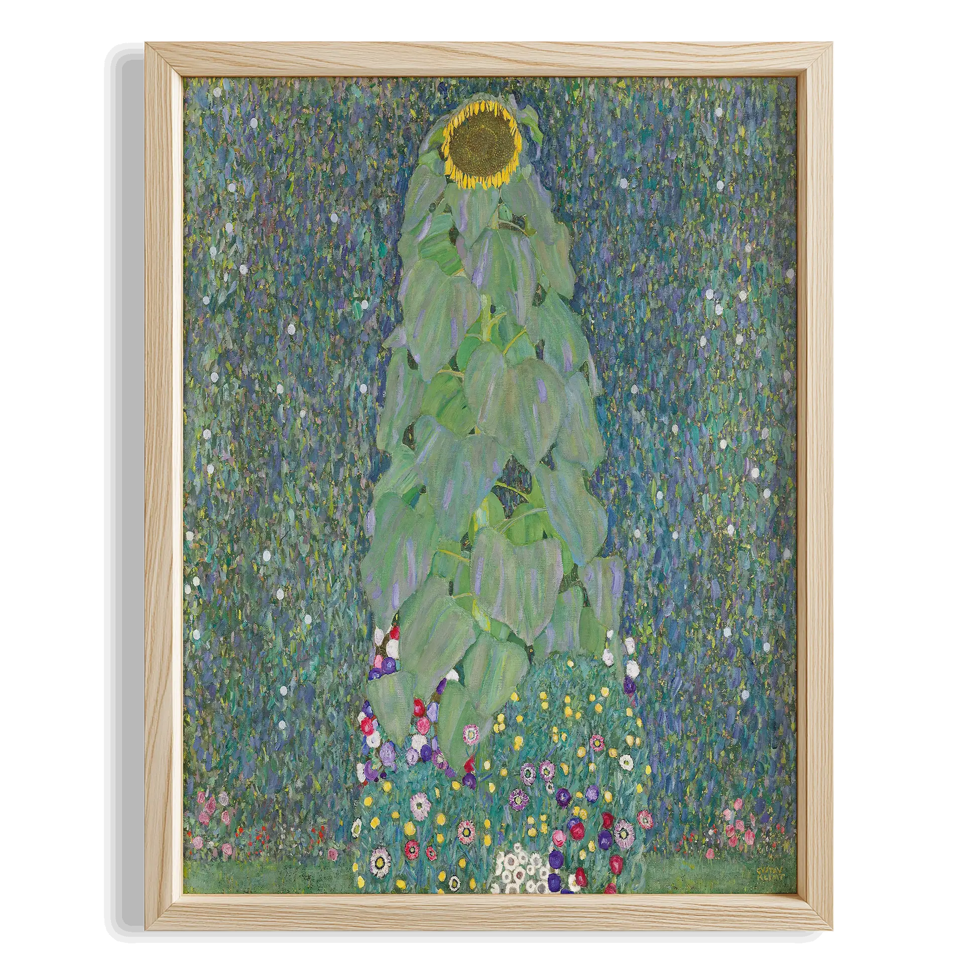 Hayat Ağacı (Yeşil) - Gustav Klimt Ahşap Duvar Tablosu