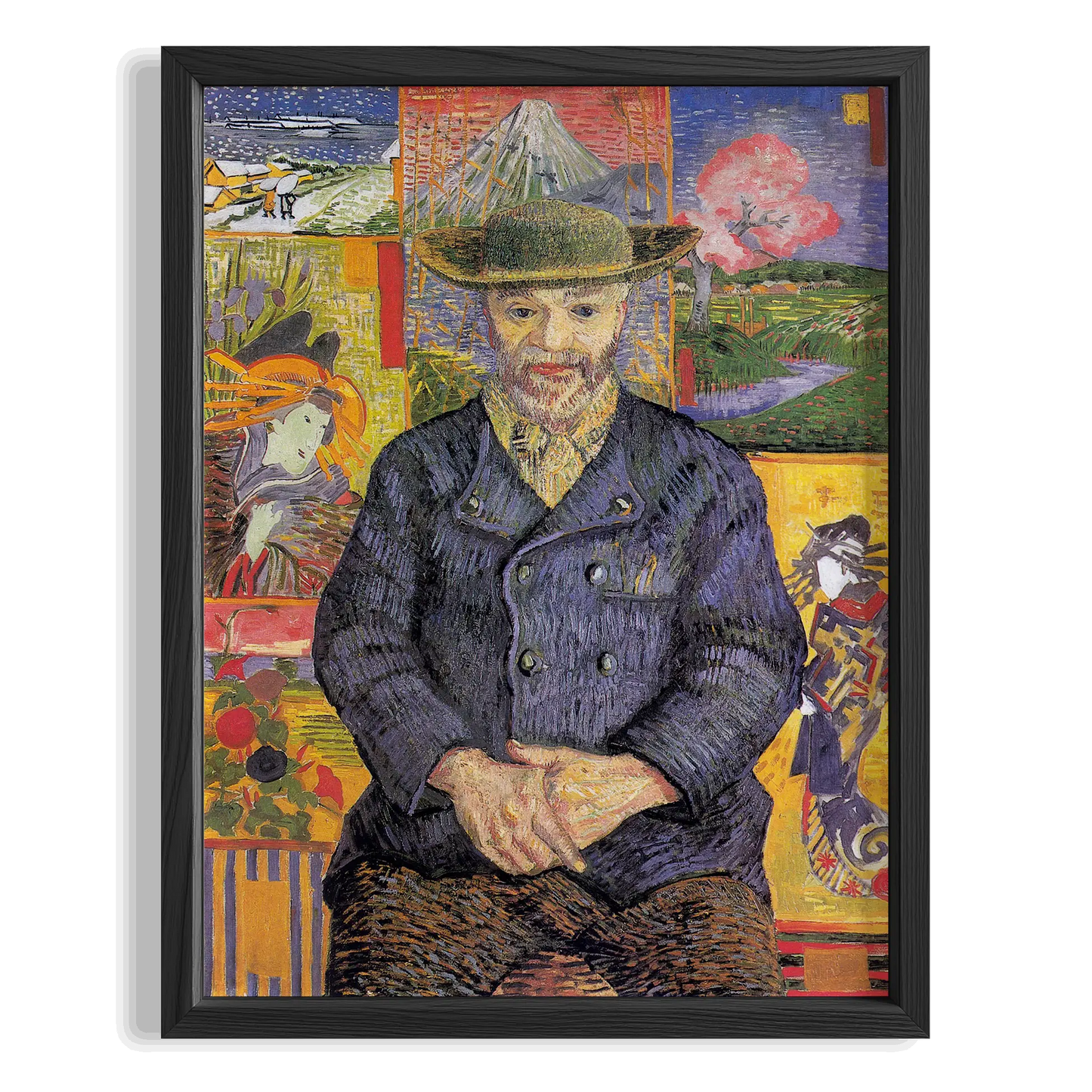 Yaşlı Adam - Vincent Van Gogh Ahşap Duvar Tablosu