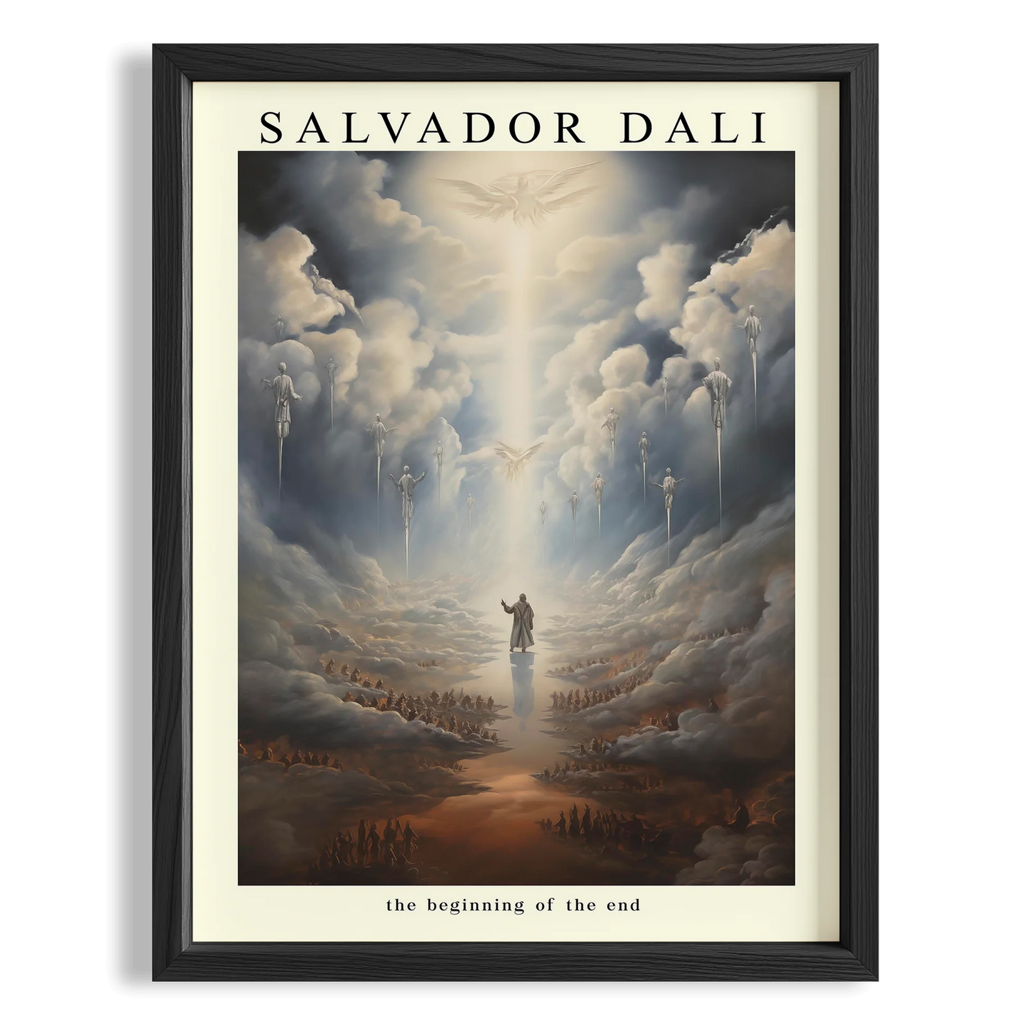 Işığa Yürüyüş - Salvador Dali Ahşap Duvar Tablosu