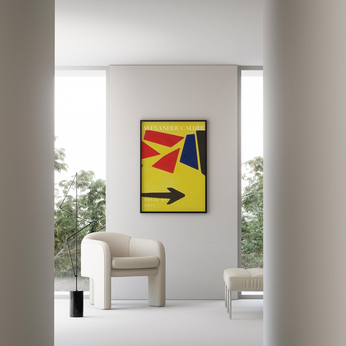 Alexander Sandy Calder XXI Duvar Tablosu