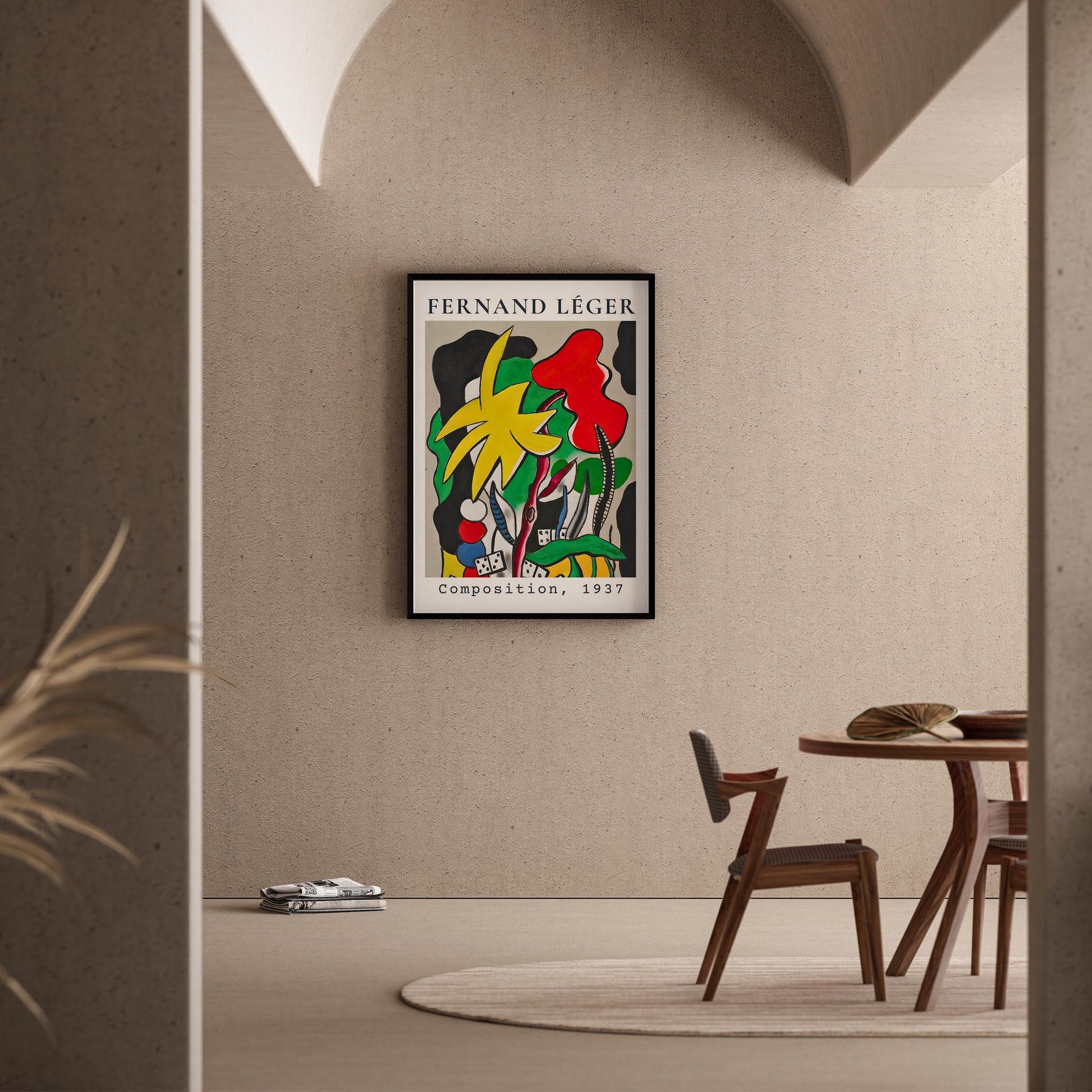 Fernand Leger 40 Duvar Tablosu