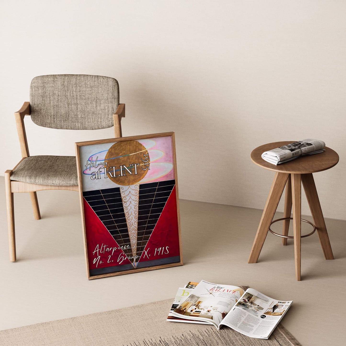 Hilma af Klint XXI Duvar Tablosu