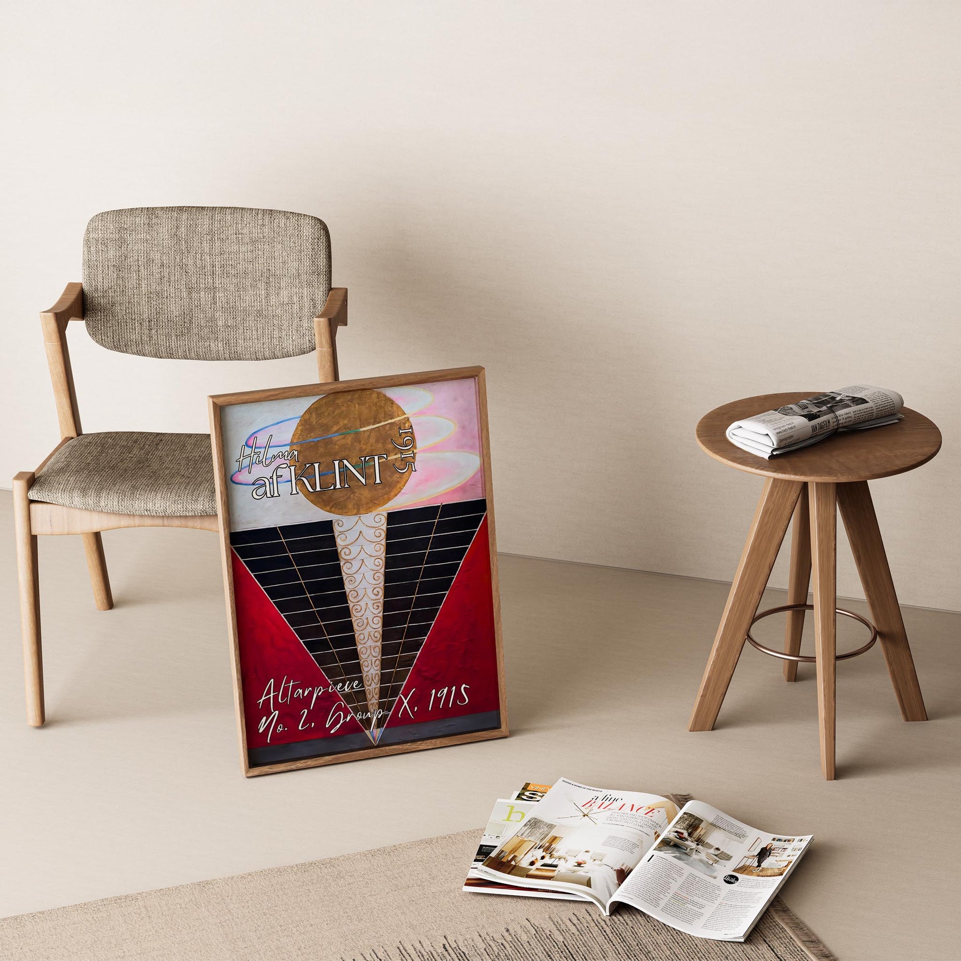 Hilma af Klint XXI Duvar Tablosu