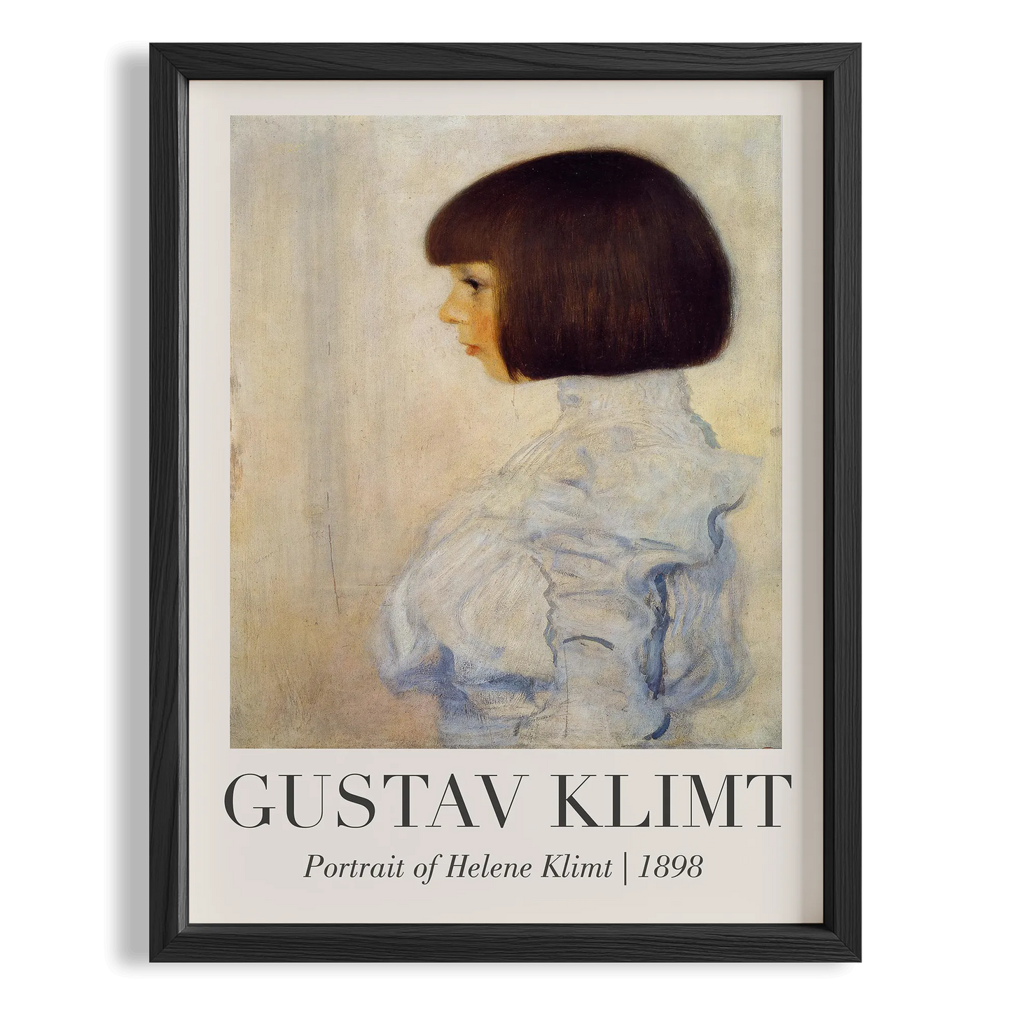 Hermine Gallia Portresi - Gustav Klimt Ahşap Duvar Tablosu