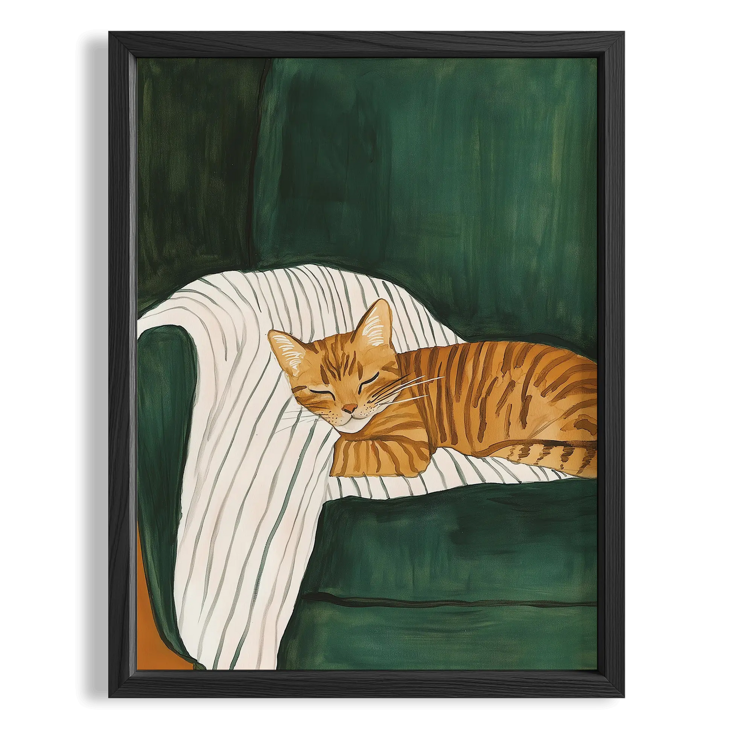 Kedi Portre VII - Sarman Çizgili