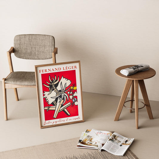 Fernand Leger 36 Duvar Tablosu