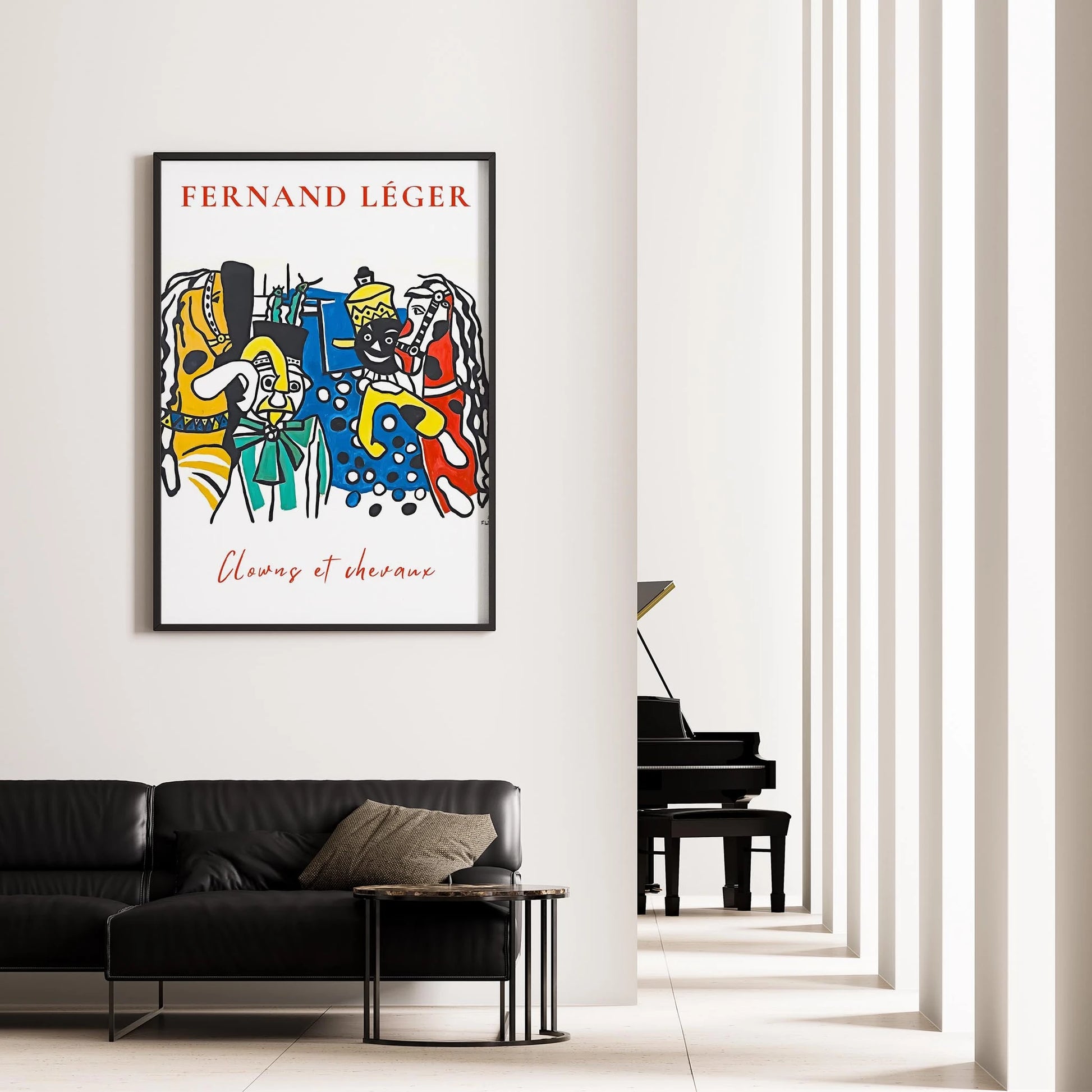 Fernand Leger X Duvar Tablosu